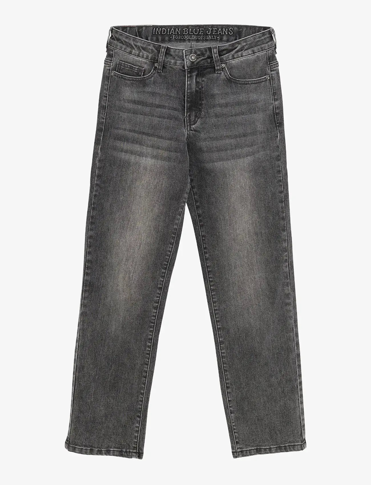 Indian Blue Jeans - 2656 Wide Loose Fit Grey Jeans - vida jeans - dark grey denim - 1