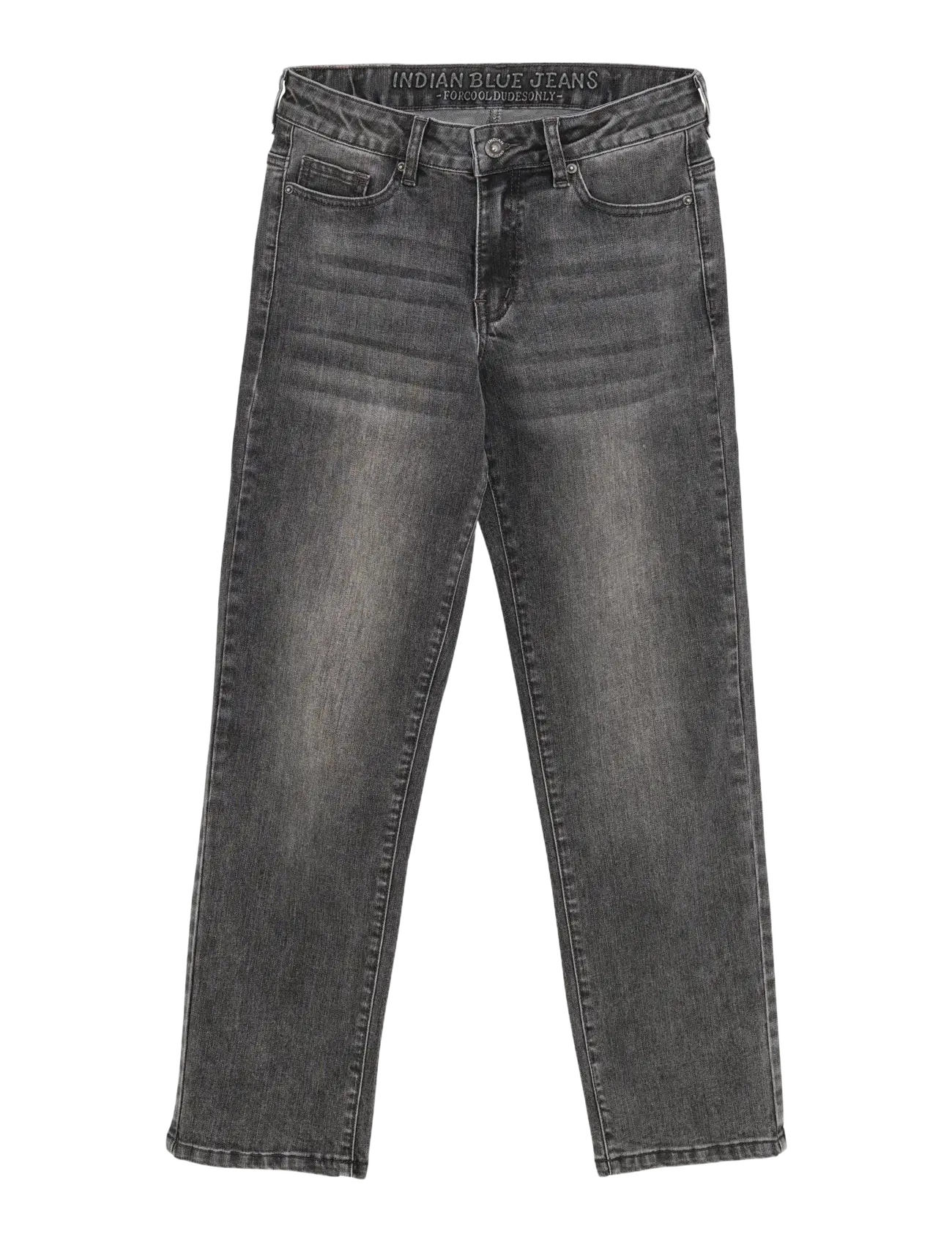 Indian Blue Jeans 2656 Wide Loose Fit Grey Jeans - 4 for 3 - DARK GREY DENIM / grey