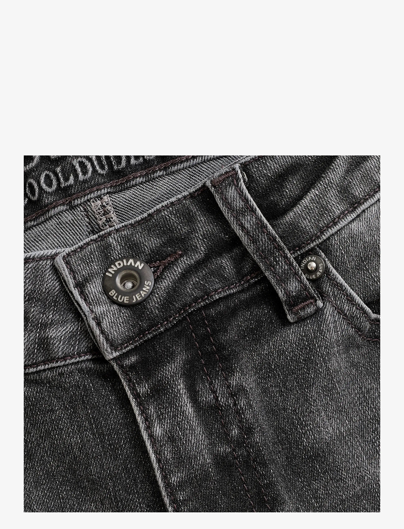 Indian Blue Jeans - 2656 Wide Loose Fit Grey Jeans - vida jeans - dark grey denim - 3