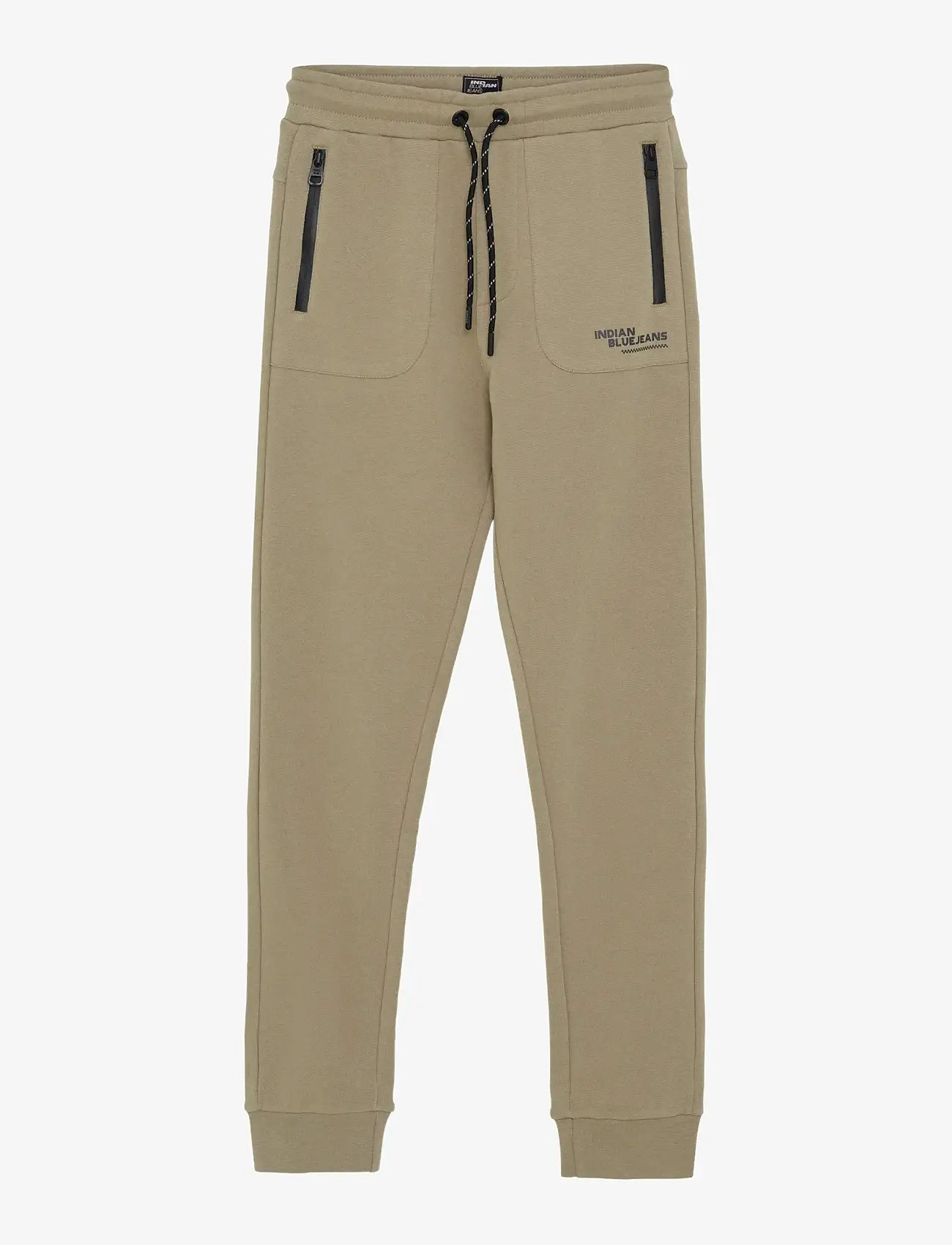 Indian Blue Jeans - Jogpant Zip - sportinės kelnės - timber wolf - 1