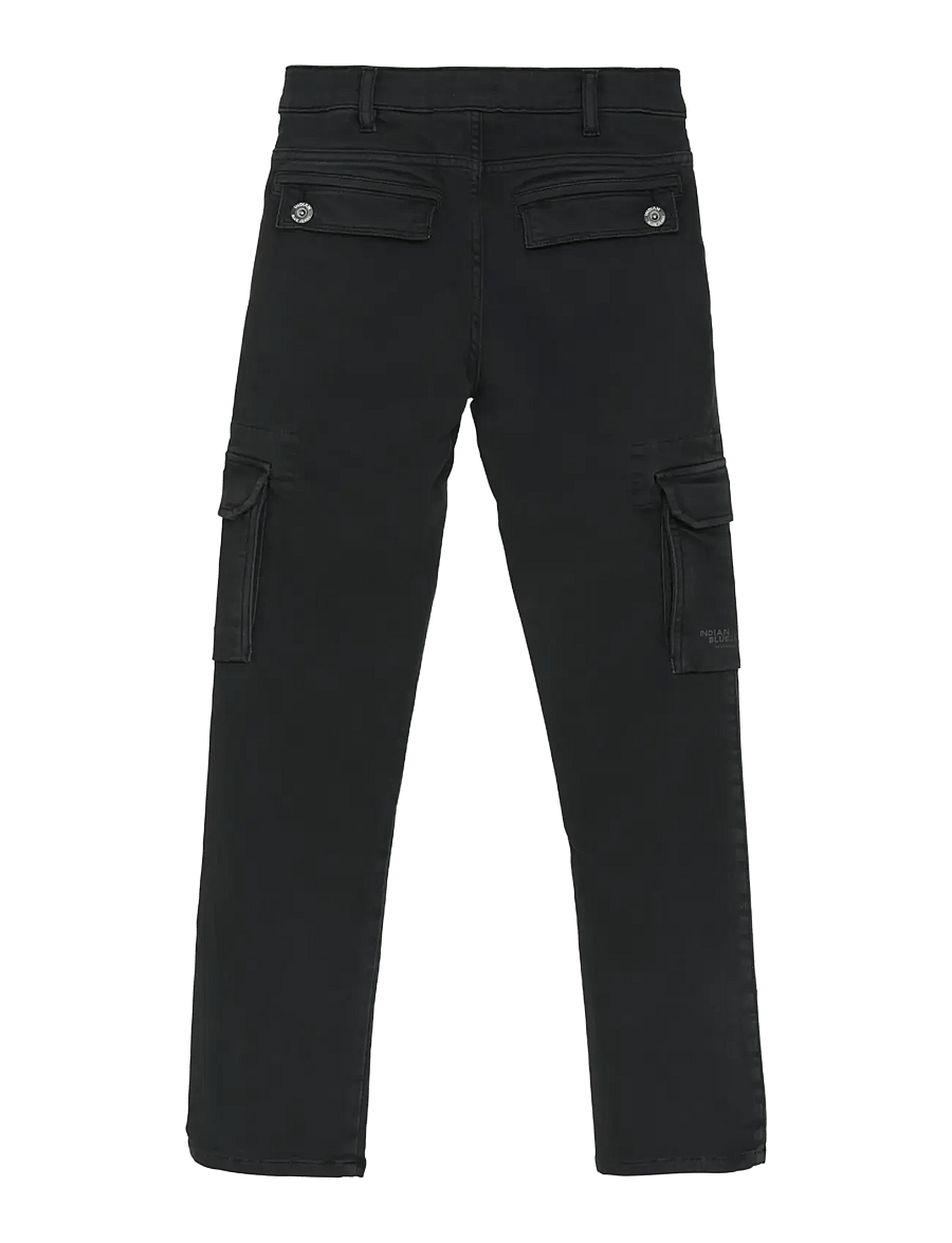 Indian Blue Jeans - Cargo Knitted Fancy - cargobukser - phantom - 1