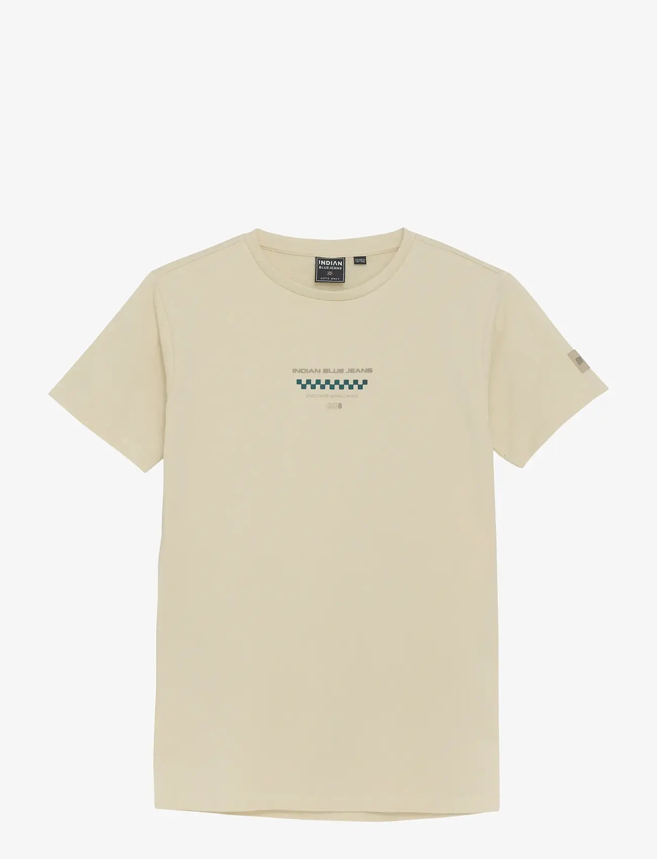 Indian Blue Jeans - T-Shirt Chest Print - lühikeste varrukatega t-särgid - sandshell - 0