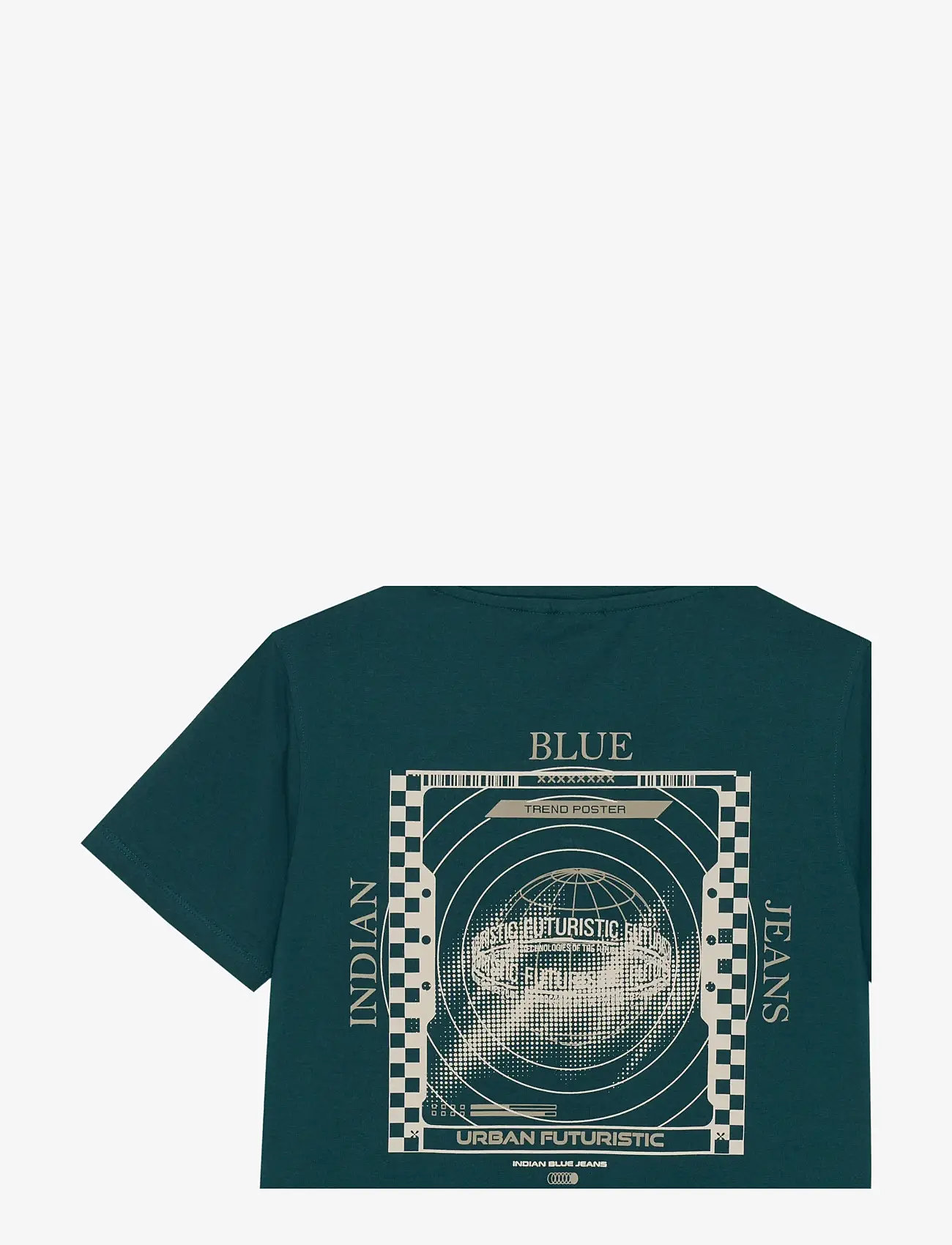 Indian Blue Jeans - T-Shirt Chest and Backprint - lühikeste varrukatega t-särgid - gulf coast - 2