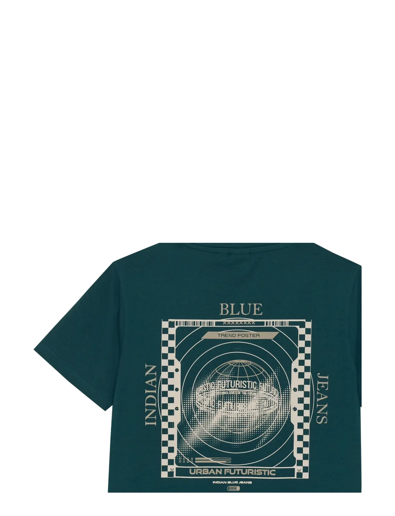 Indian Blue Jeans - T-Shirt Chest and Backprint - lühikeste varrukatega t-särgid - gulf coast - 2