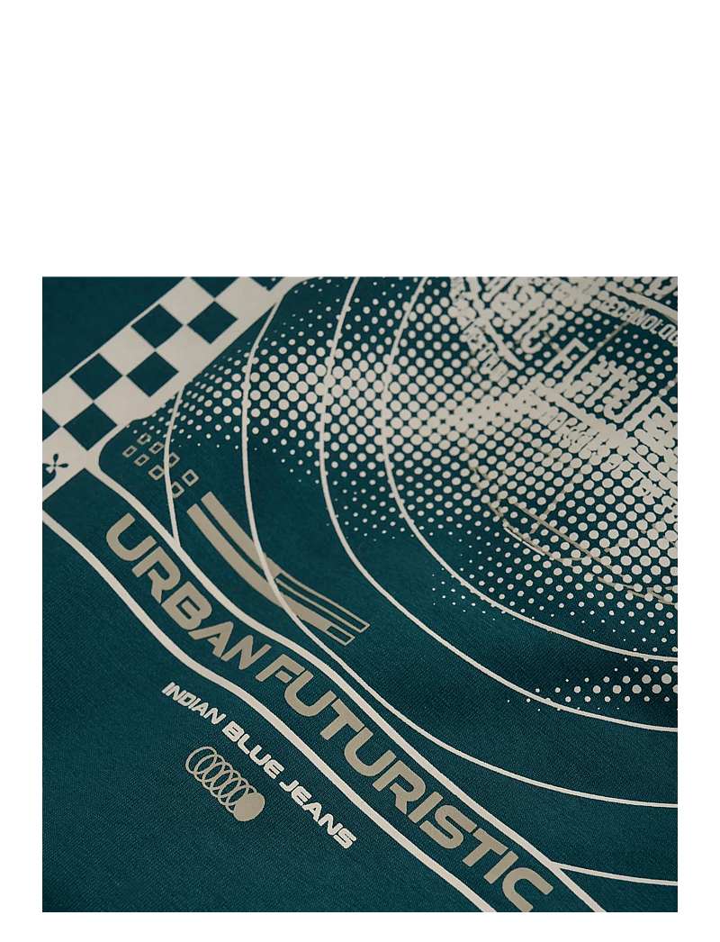 Indian Blue Jeans - T-Shirt Chest and Backprint - lühikeste varrukatega t-särgid - gulf coast - 3