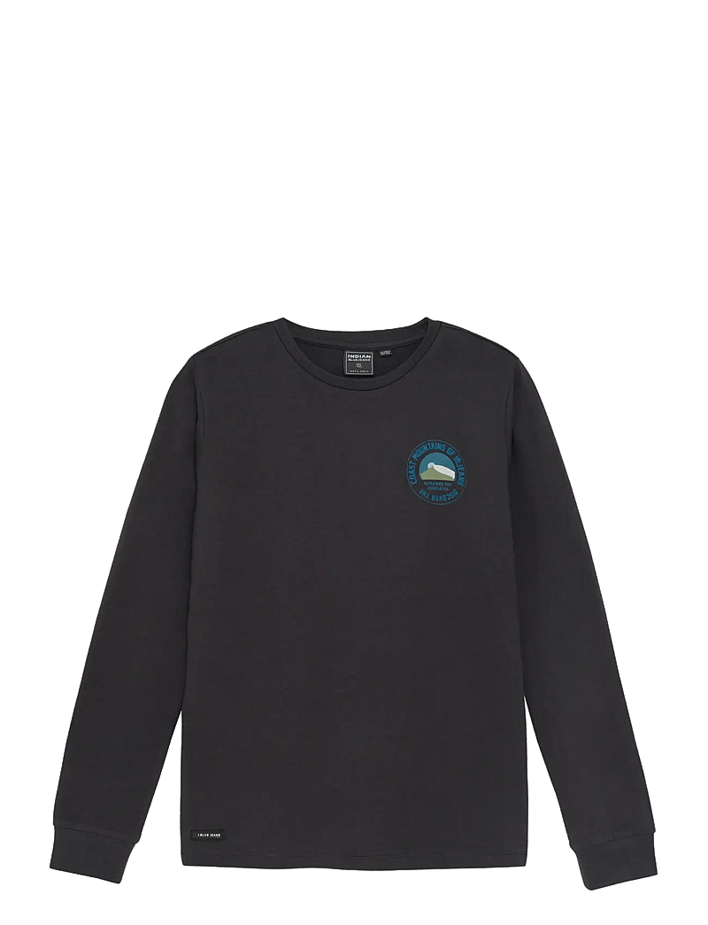 Indian Blue Jeans - T-shirt LS Round Print - marškinėliai ilgomis rankovėmis - phantom - 0