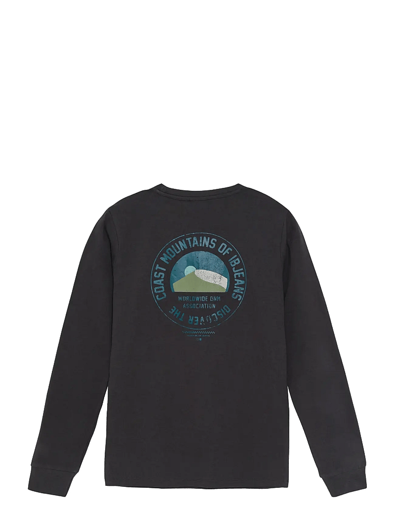 Indian Blue Jeans - T-shirt LS Round Print - marškinėliai ilgomis rankovėmis - phantom - 1