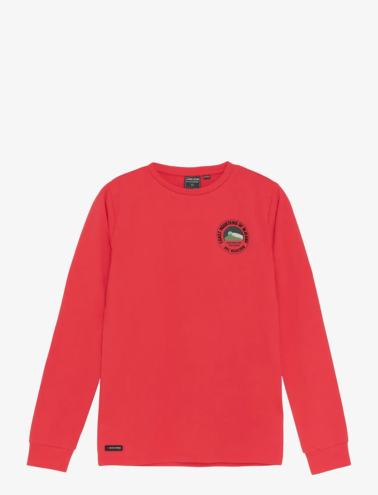 Indian Blue Jeans - T-shirt Sleeve LS Round Print - långärmade t-shirts - hibiscus red - 1
