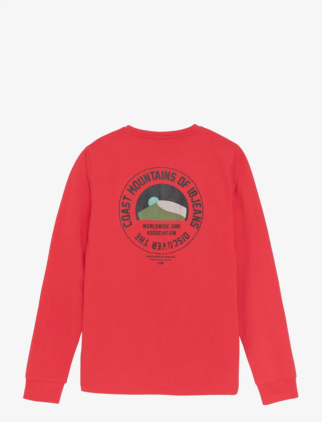 Indian Blue Jeans - T-shirt Sleeve LS Round Print - långärmade t-shirts - hibiscus red - 2