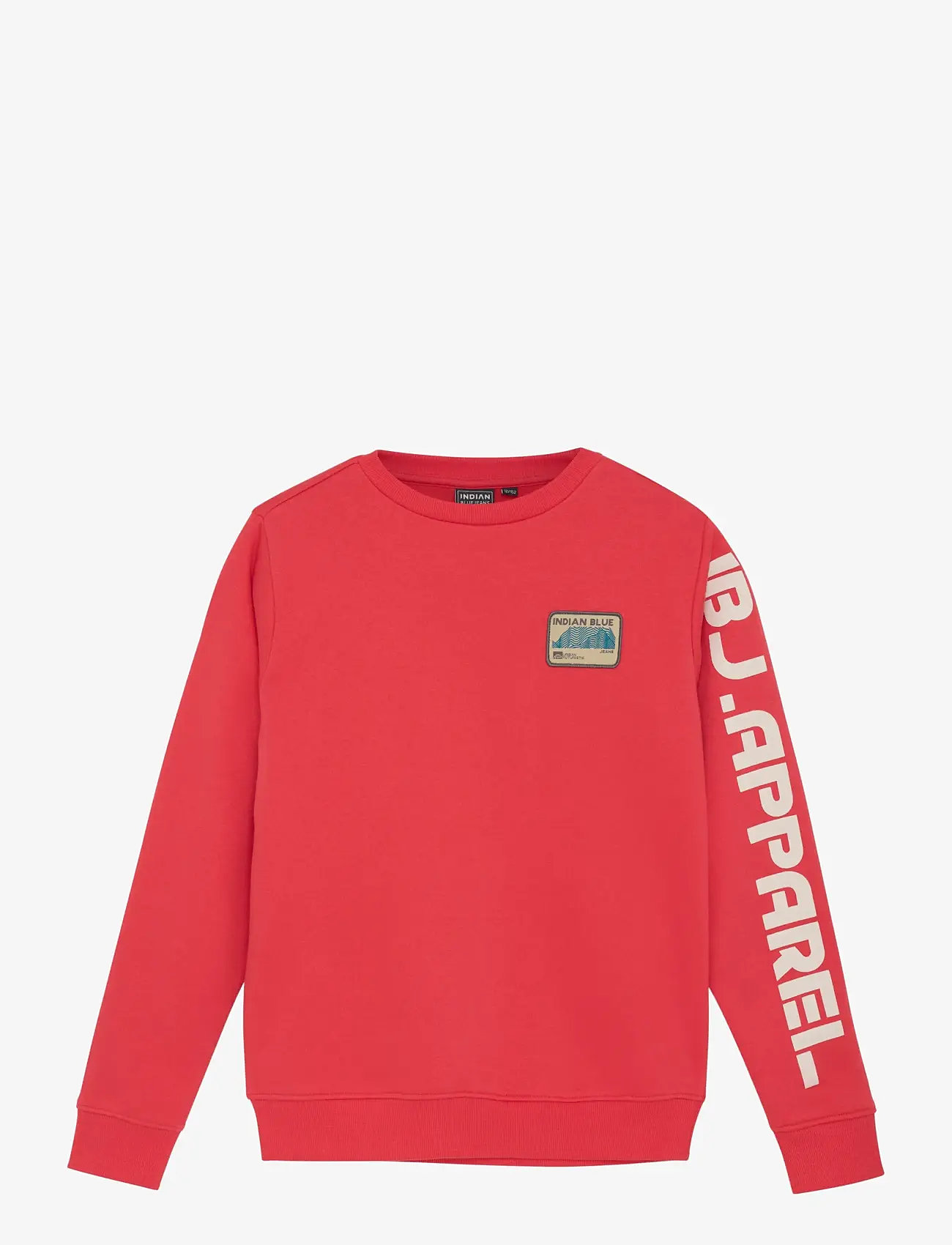 Indian Blue Jeans - Sweater Print Sleeve - sweatshirts - hibiscus red - 1