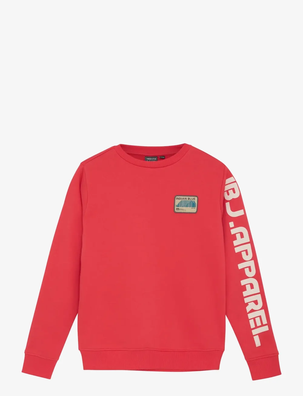 Indian Blue Jeans - Sweater Print Sleeve - sweatshirts - hibiscus red - 1