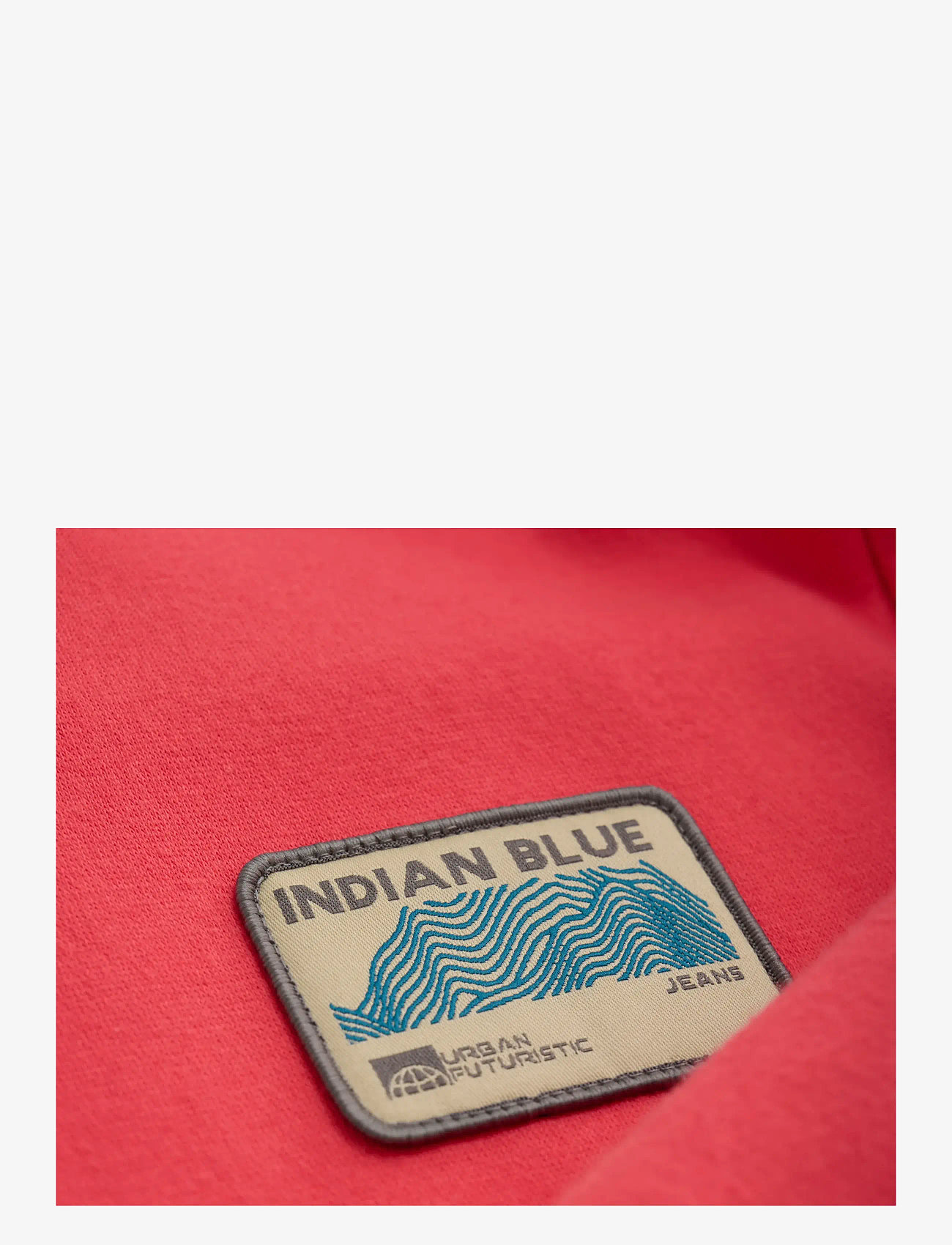 Indian Blue Jeans - Sweater Print Sleeve - sweatshirts - hibiscus red - 3