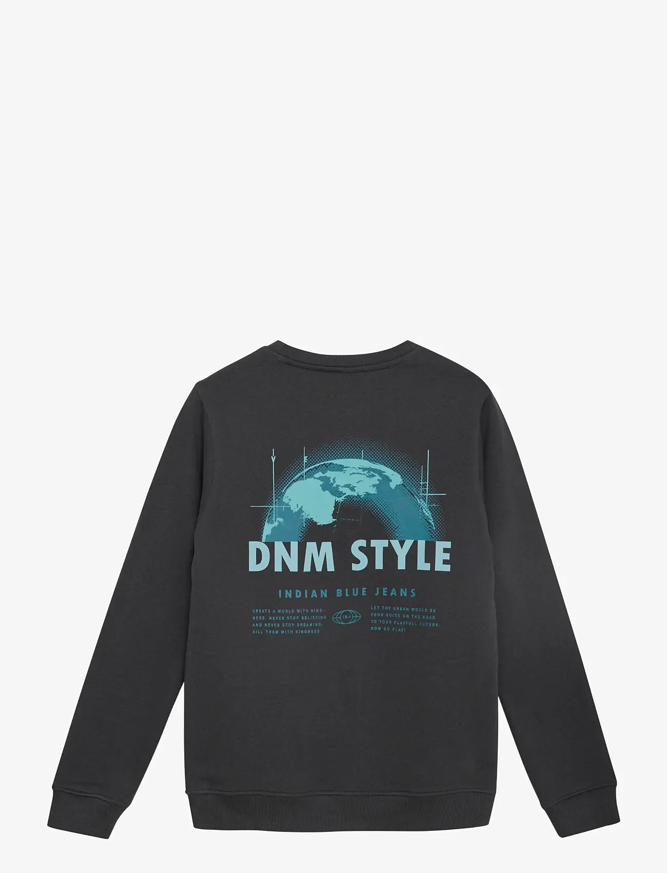 Indian Blue Jeans - Sweater Chest and Backprint - sweatshirts - phantom - 2