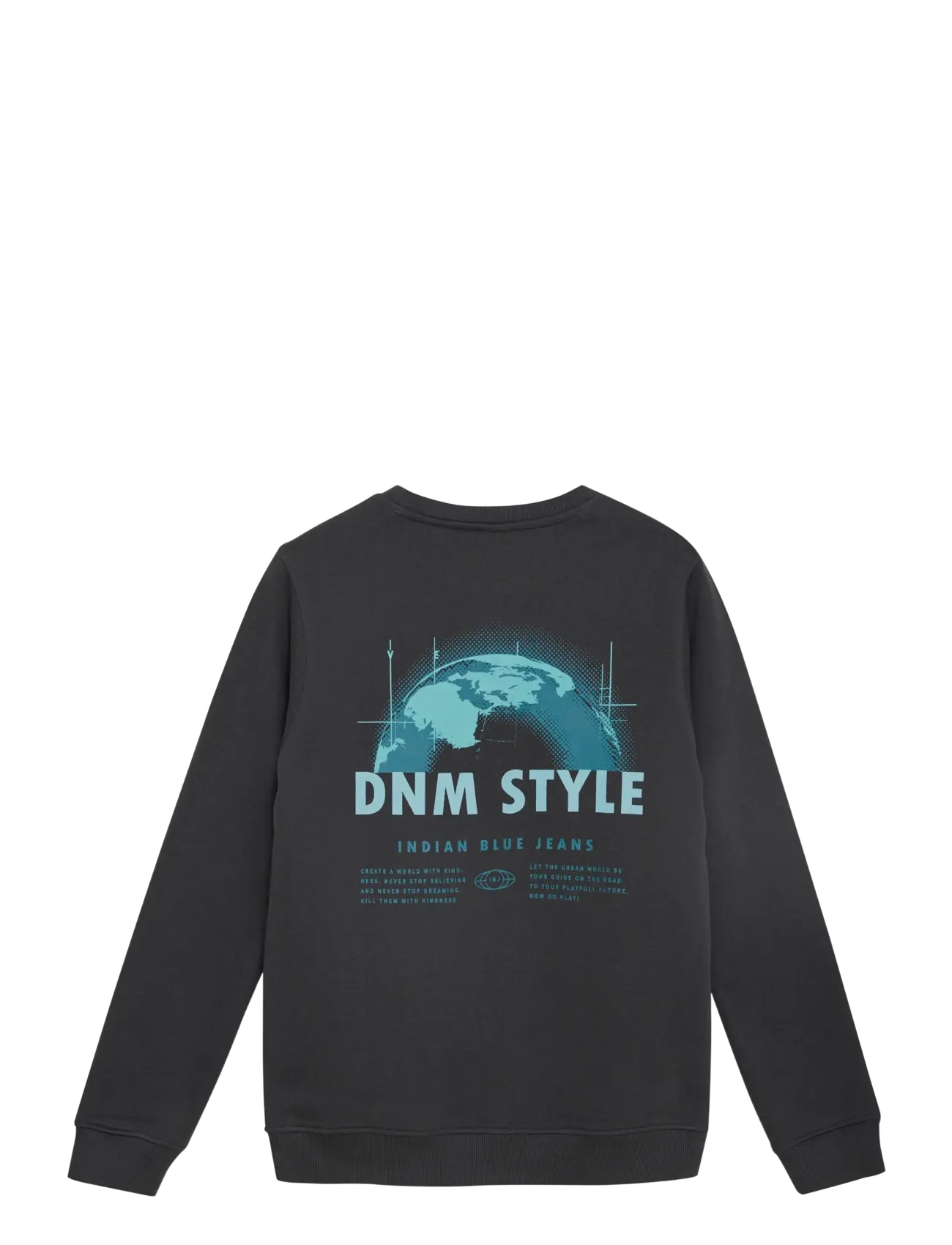 Indian Blue Jeans - Sweater Chest and Backprint - sweatshirts - phantom - 2