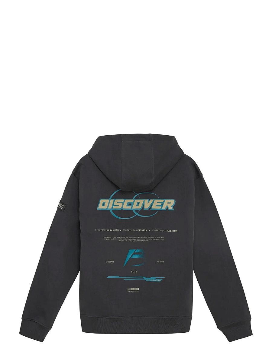 Indian Blue Jeans - Oversized Hoodie Discover - pulls à capuche - phantom - 1