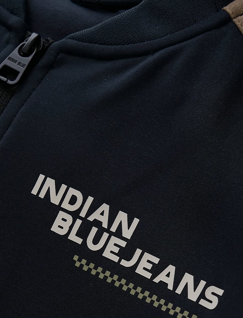 Indian Blue Jeans - Zipper Jacket Contrast Sleeve - light jackets - phantom - 5