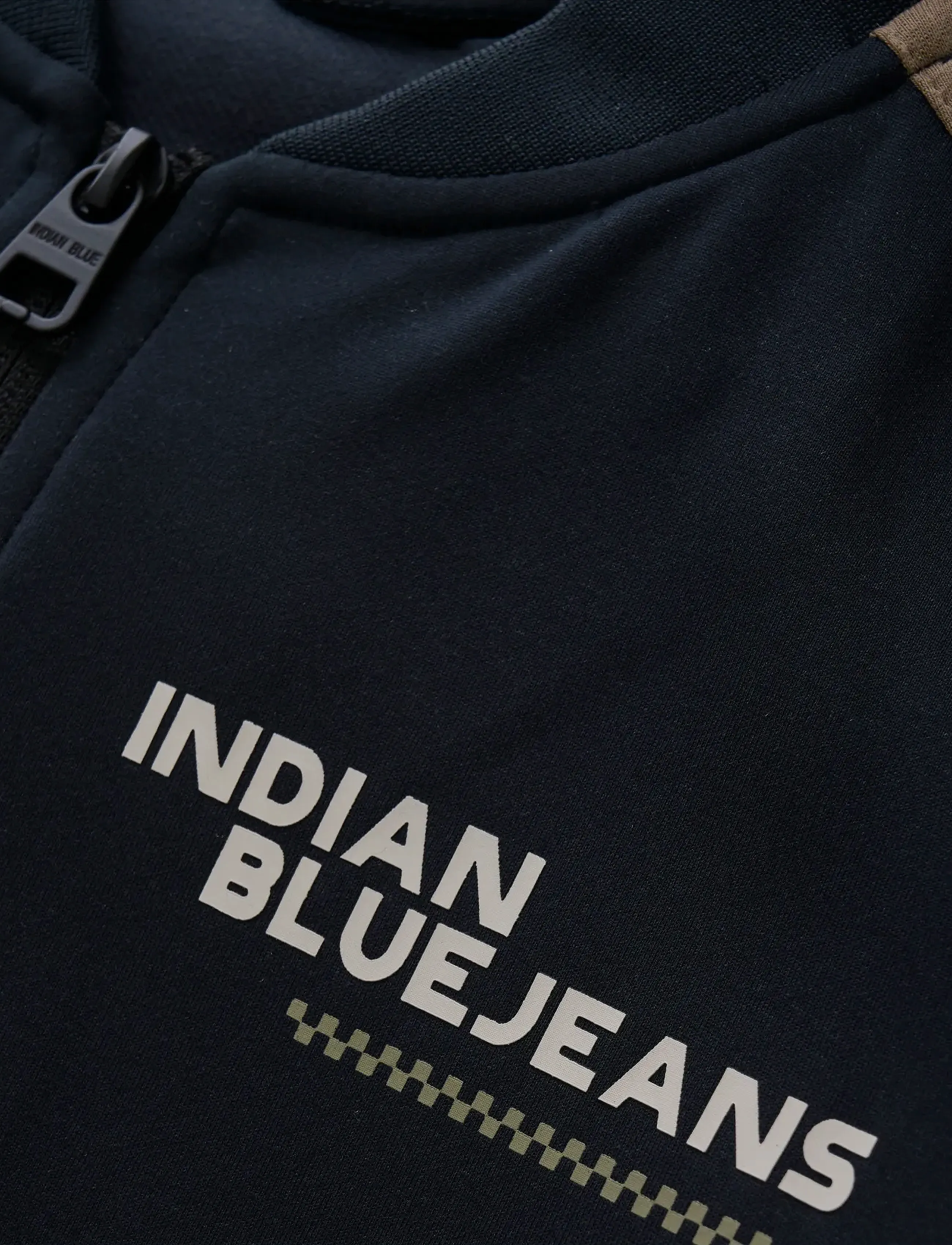 Indian Blue Jeans - Zipper Jacket Contrast Sleeve - leichte jacken - phantom - 5