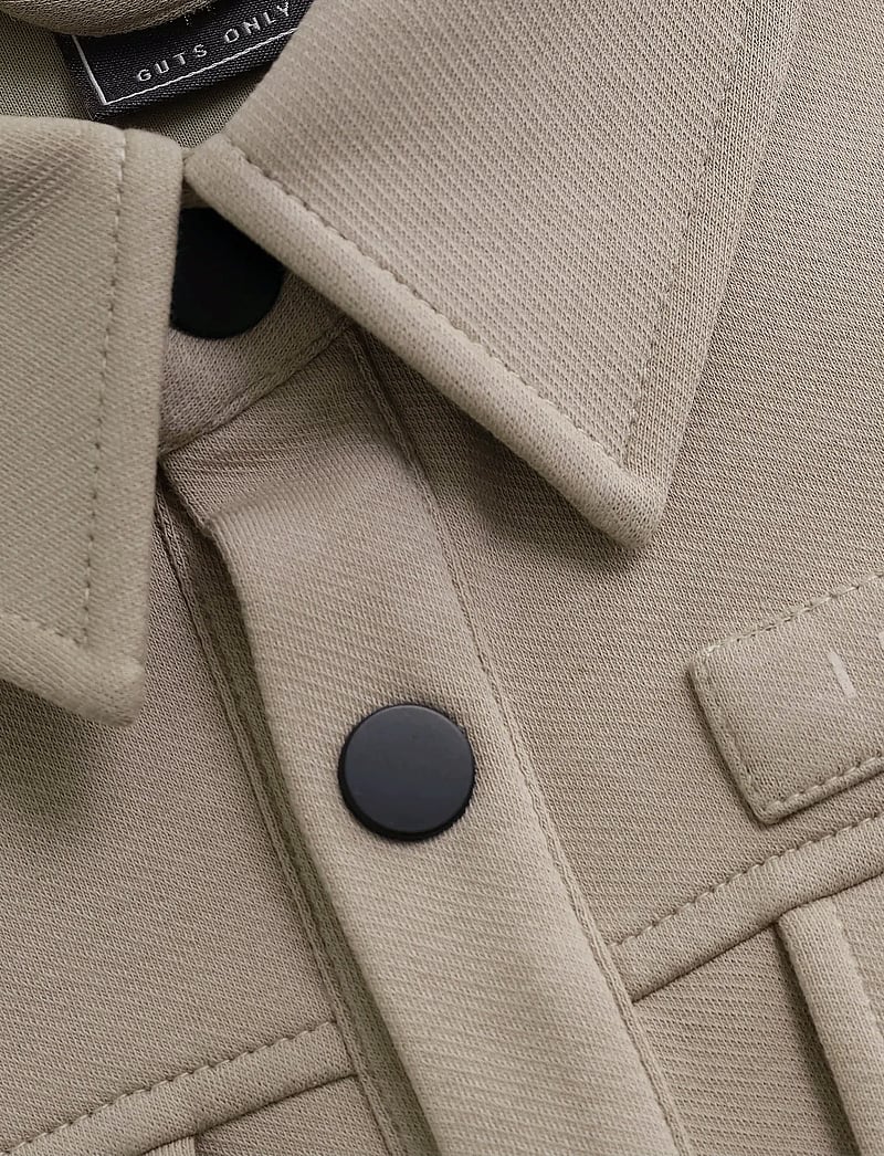 Indian Blue Jeans - Shirt Jack Twill Stretch Print - leichte jacken - timber wolf - 5