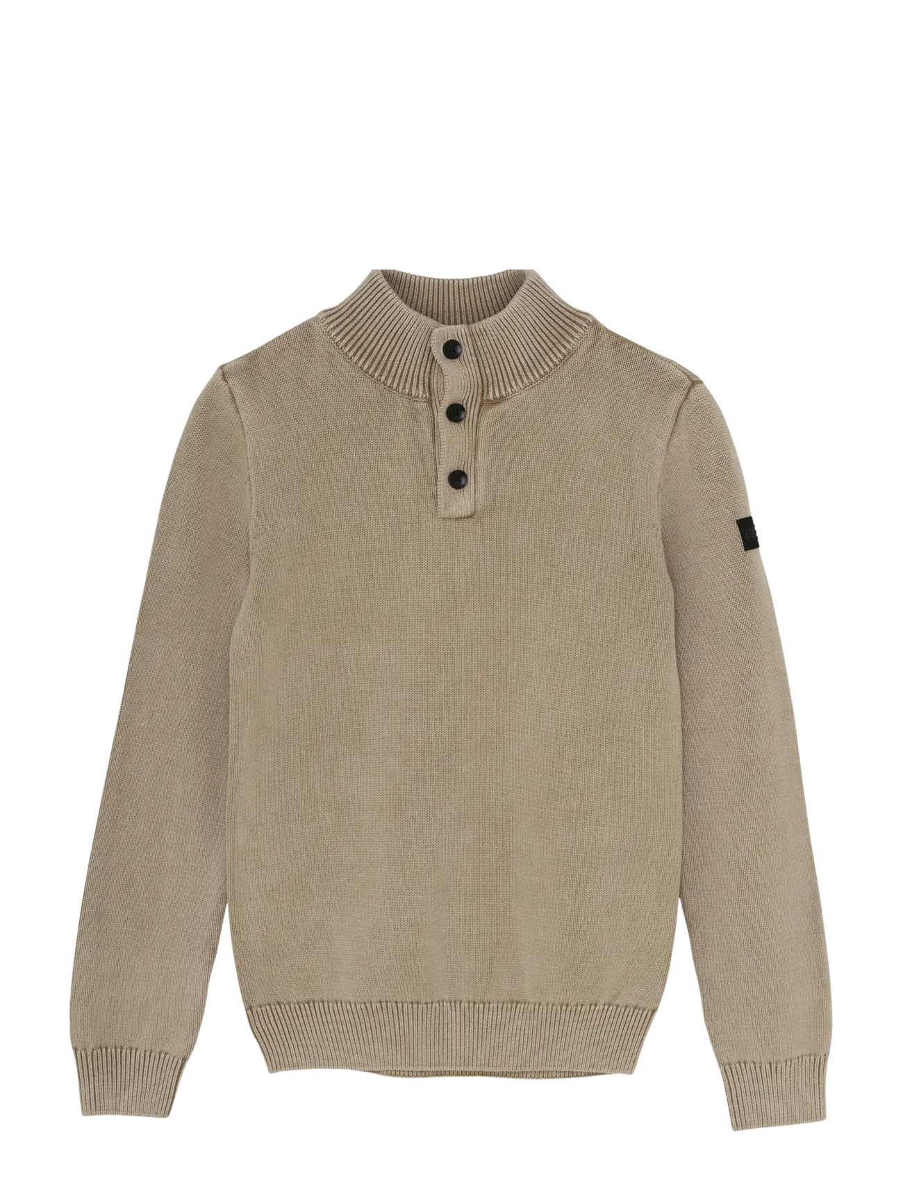 INDIAN Blau JEANS Strick Col Buttons Washed Beige - 116 - Kinder