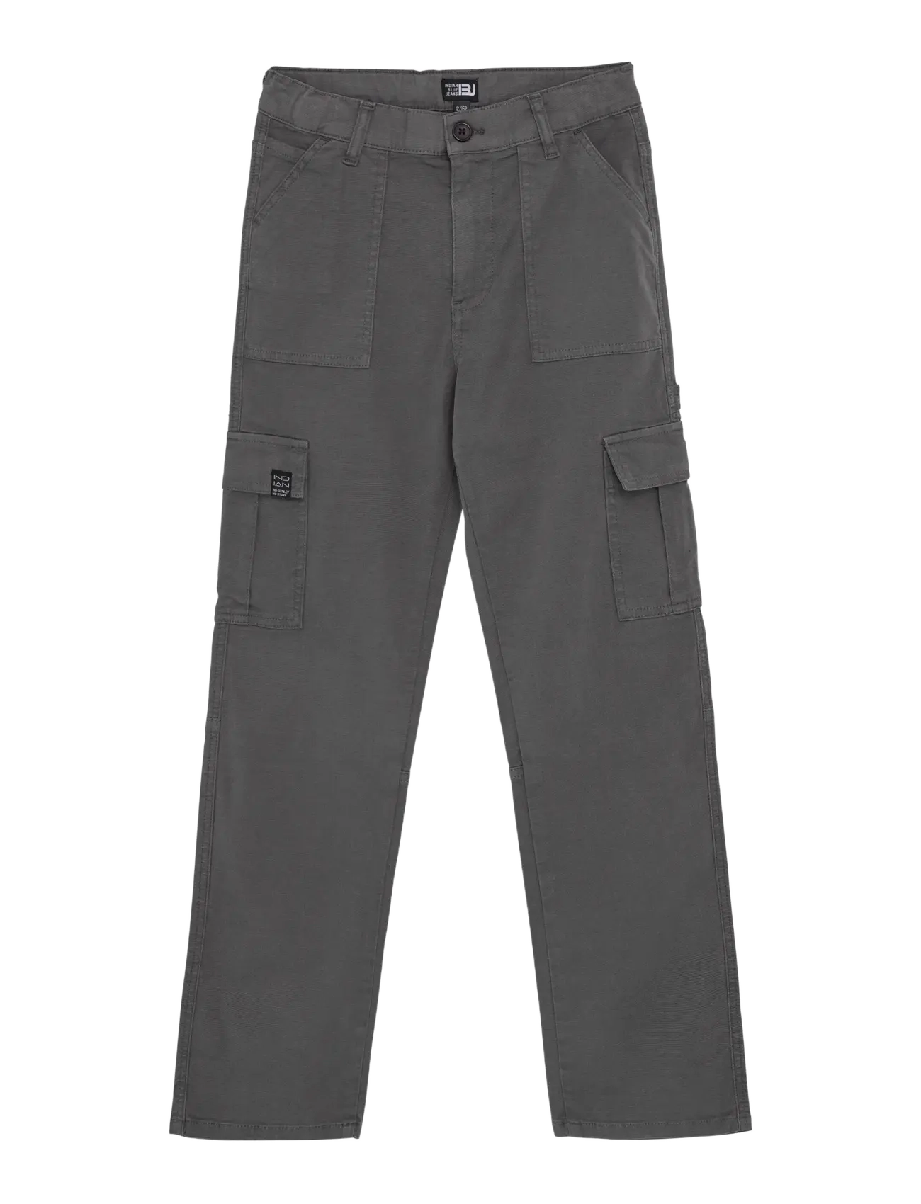Indian Blue Jeans Cargo Wide Straight - 4 for 3 - THUNDERSTORM / grey