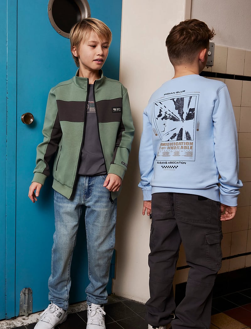 Indian Blue Jeans - Cargo Wide Straight - vida jeans - thunderstorm - 0