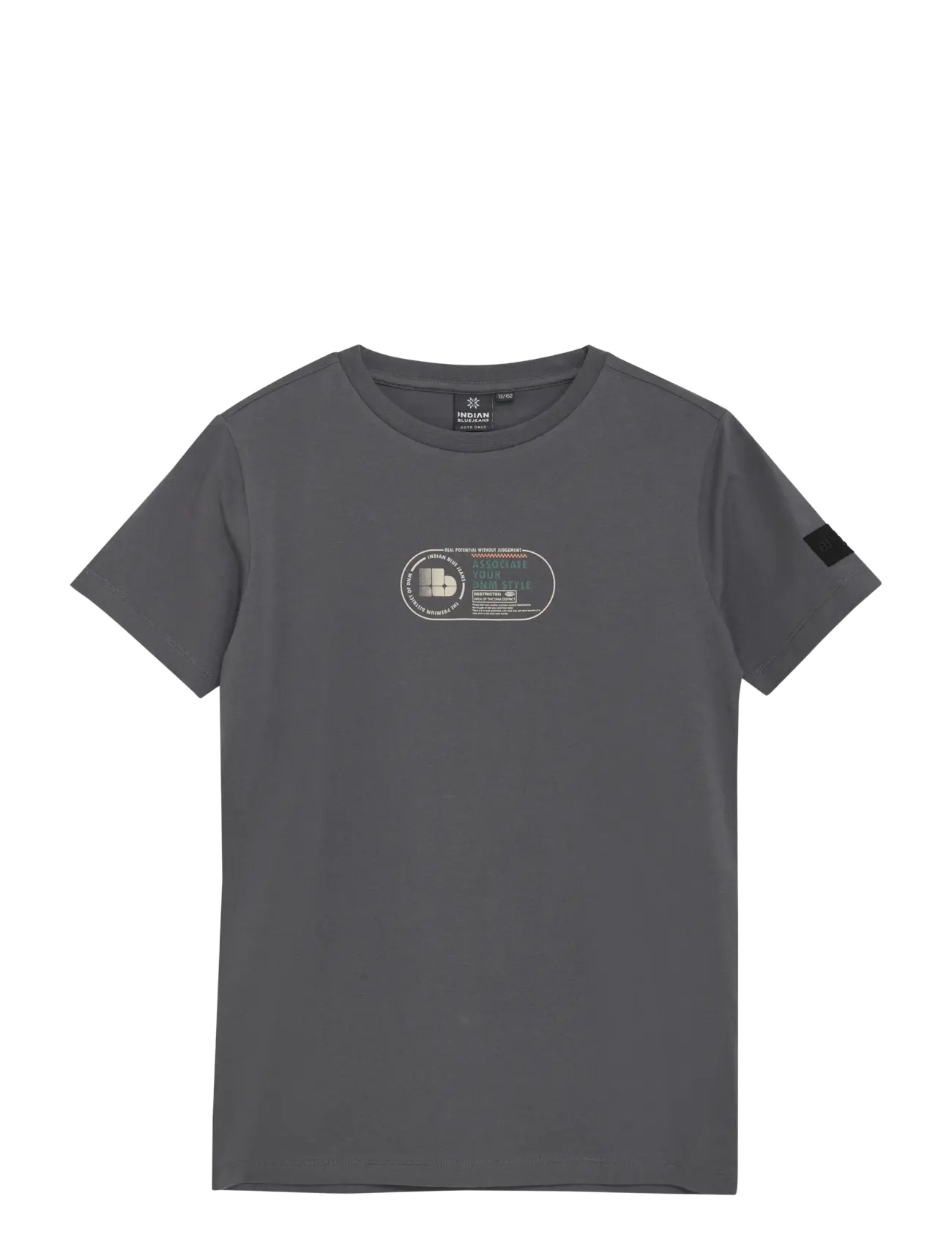 Indian Blue Jeans T-Shirt DNM Style - 4 for 3 - THUNDERSTORM / grey