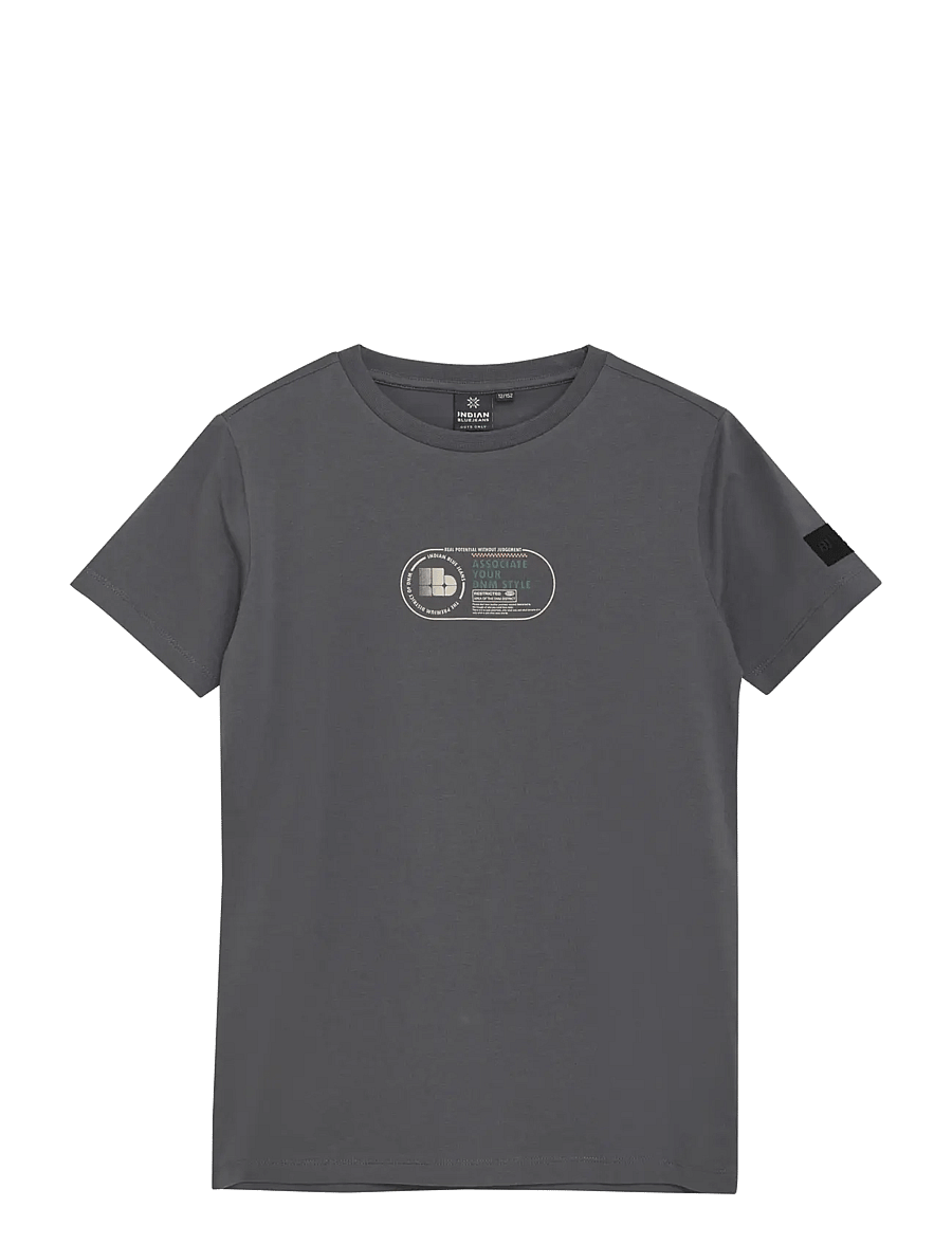 Indian Blue Jeans - T-Shirt DNM Style - kortermede t-skjorter - thunderstorm - 1