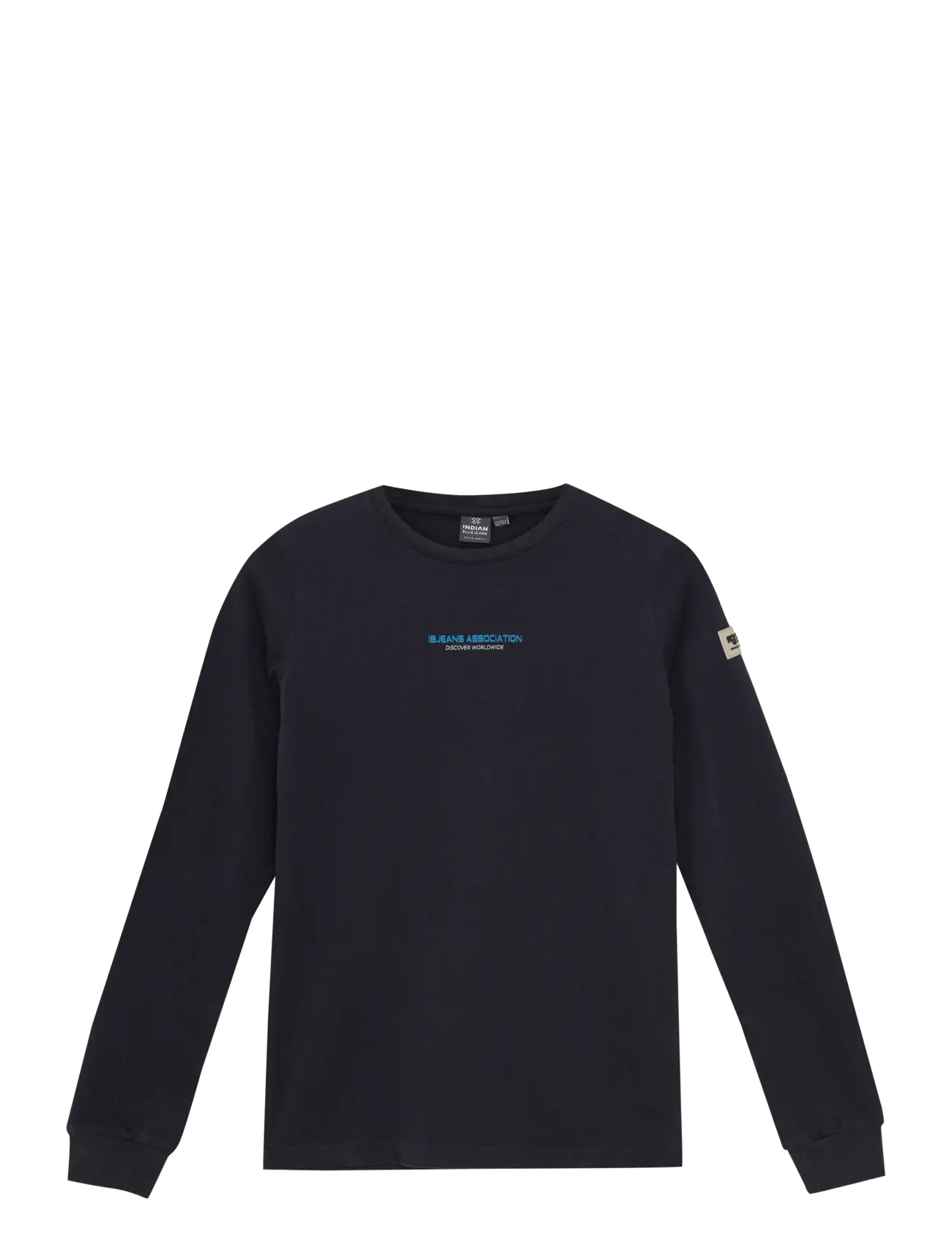 Indian Blue Jeans T-Shirt Longsleeve Ib.jeans, 176, Navy, T-Shirts > Langærmede T-shirts, Børn