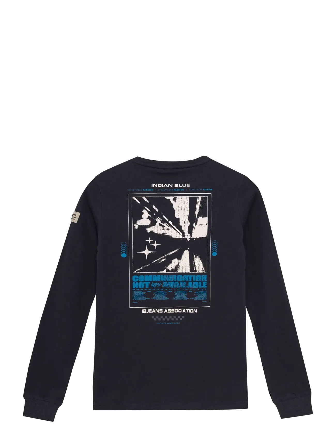 Indian Blue Jeans - T-Shirt Longsleeve IB.Jeans - marškinėliai ilgomis rankovėmis - night - 1