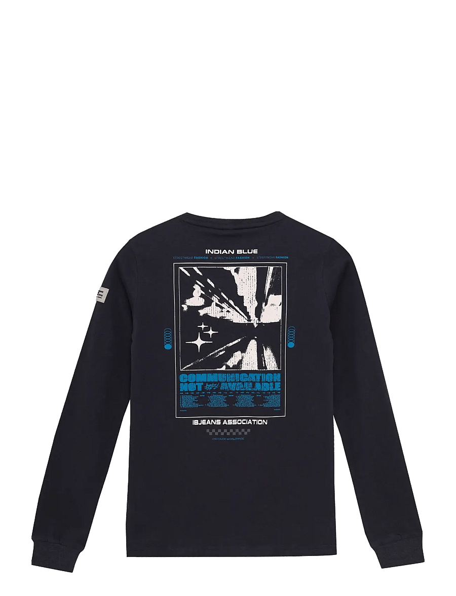 Indian Blue Jeans - T-Shirt Longsleeve IB.Jeans - marškinėliai ilgomis rankovėmis - night - 1