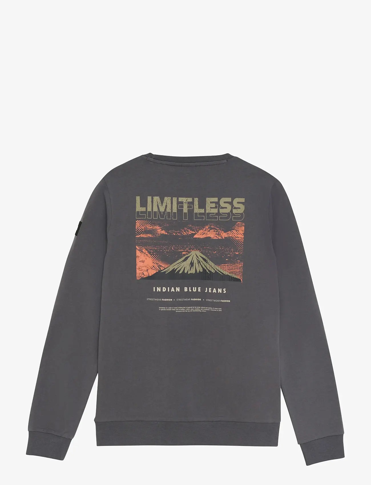Indian Blue Jeans - T-shirt Longsleeve Limitless - langärmelig - thunderstorm - 1