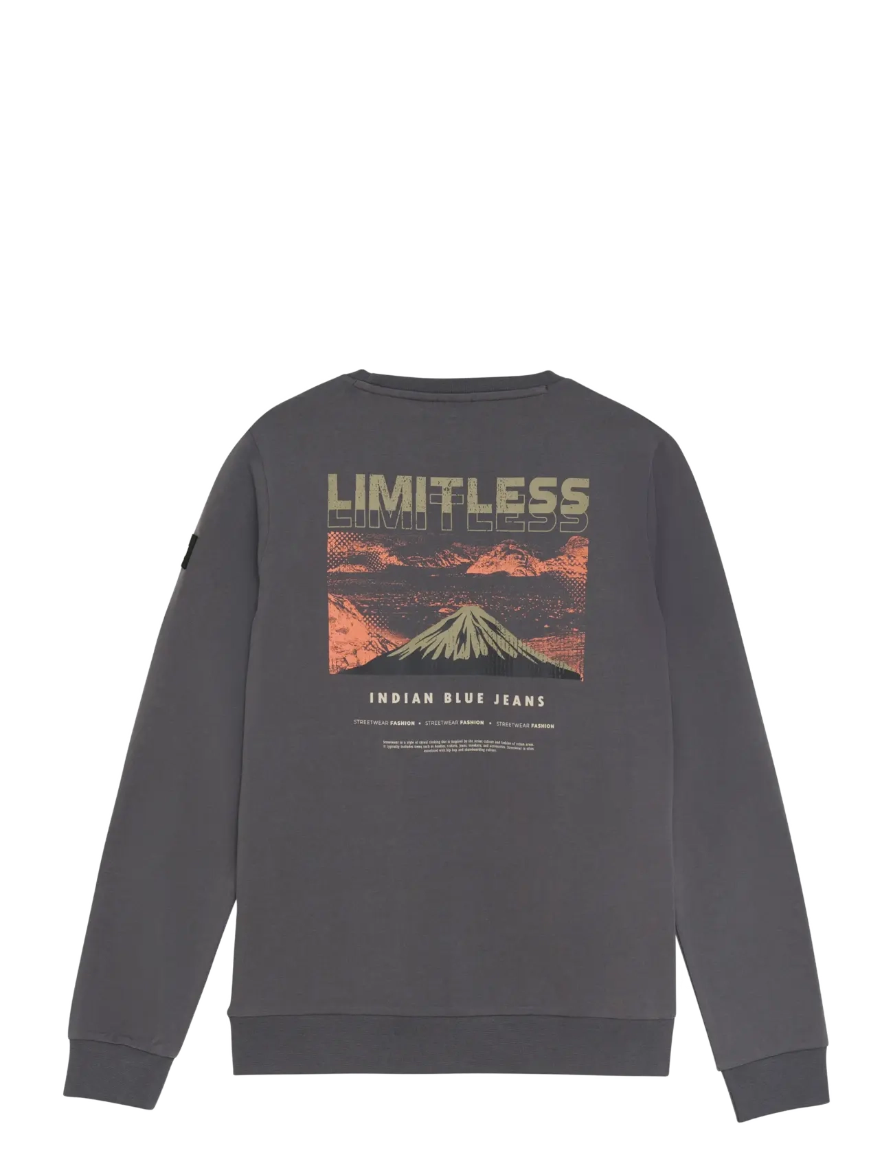 Indian Blue Jeans - T-shirt Longsleeve Limitless - langärmelig - thunderstorm - 1