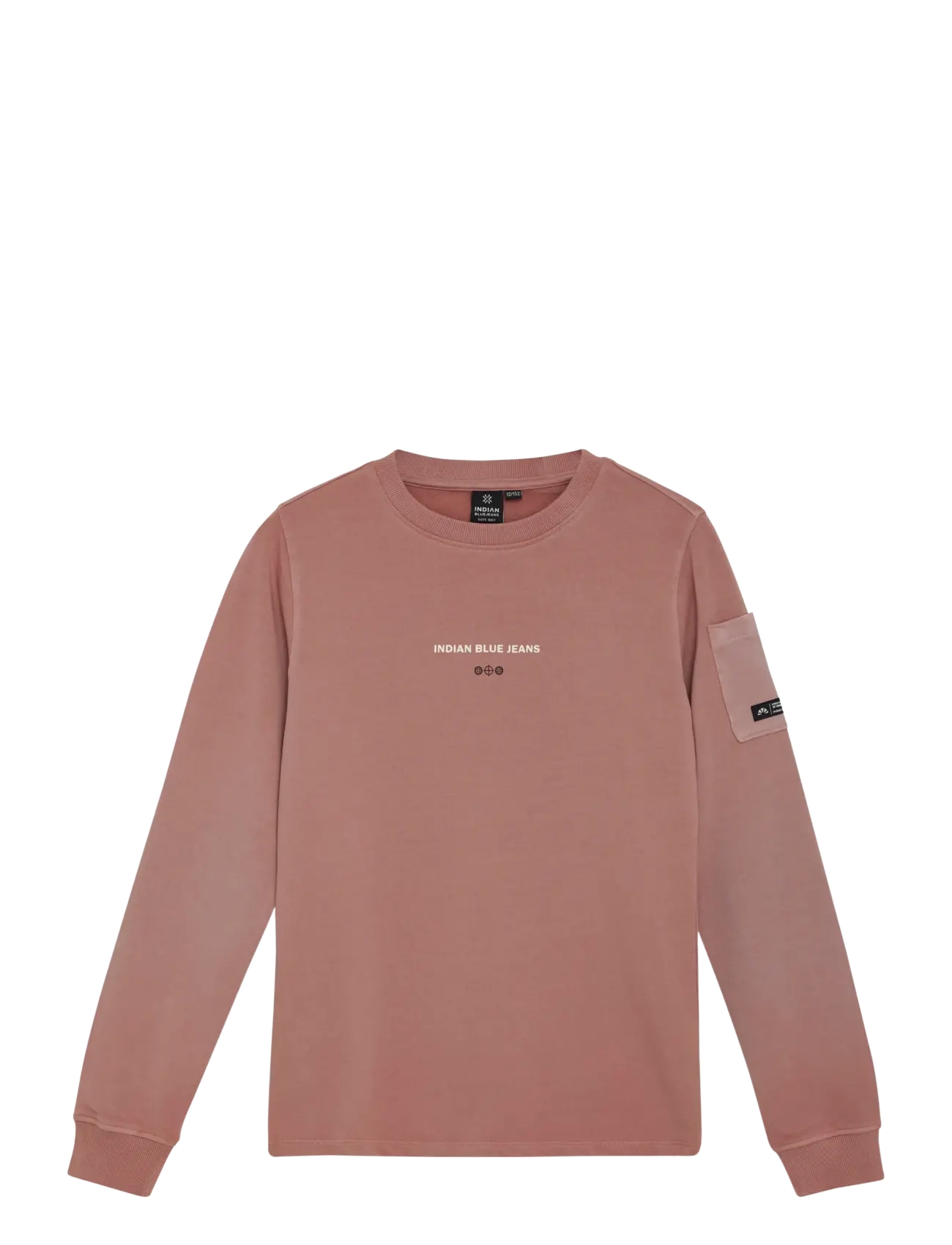 Indian Blue Jeans T-Shirt Longsleeve Backprint, 110, Orange, T-Shirts > Langærmede T-shirts, Børn