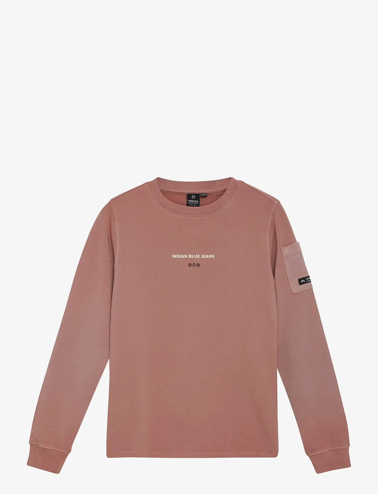 Indian Blue Jeans - T-Shirt Longsleeve Backprint - långärmade t-shirts - burlwood - 0