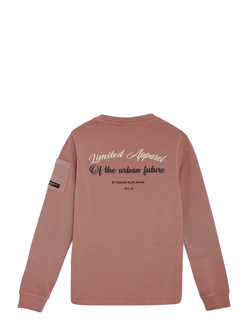 Indian Blue Jeans - T-Shirt Longsleeve Backprint - langærmede t-shirts - burlwood - 1