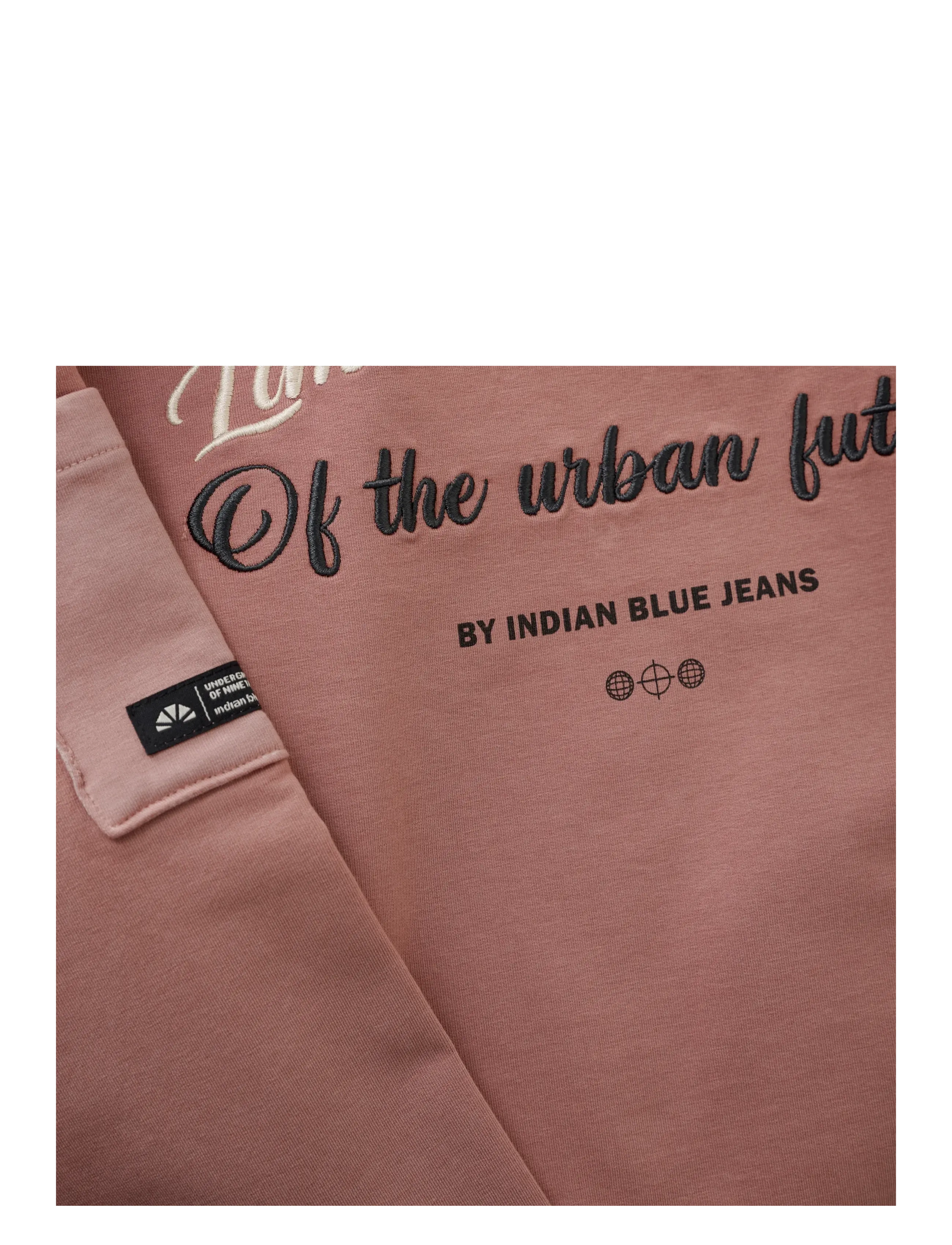 Indian Blue Jeans - T-Shirt Longsleeve Backprint - long-sleeved t-shirts - burlwood - 2