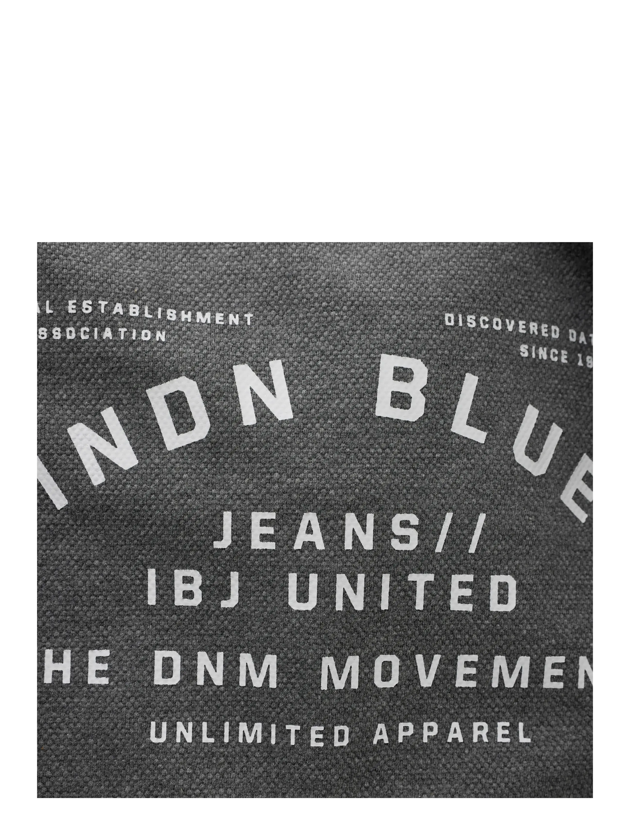 Indian Blue Jeans - T-Shirt Longsleeve Indian Blue - marškinėliai ilgomis rankovėmis - dark grey melange - 2