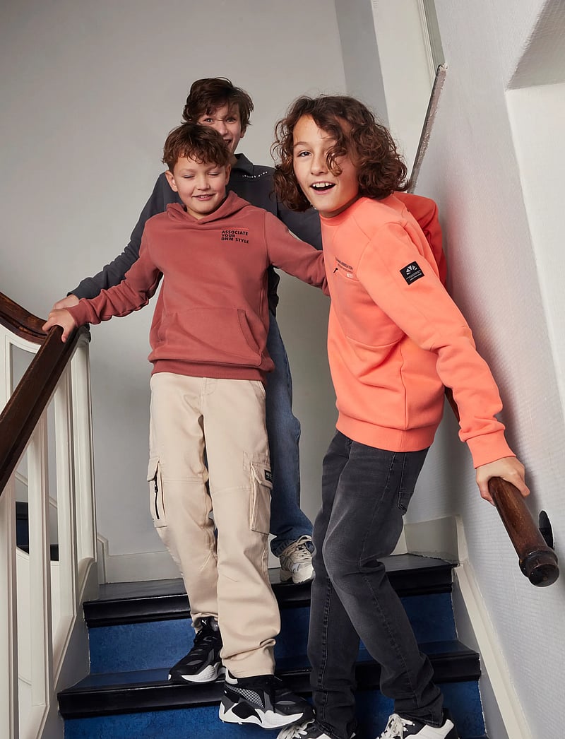 Indian Blue Jeans - Sweater Chest Print Brushed - sweatshirts - peach echo - 4