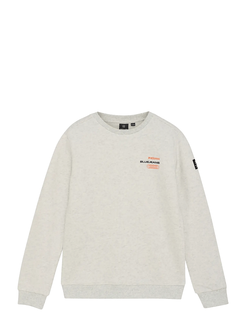 Indian Blue Jeans - Loose fit Sweat Melange - sweatshirts - light grey melange - 1