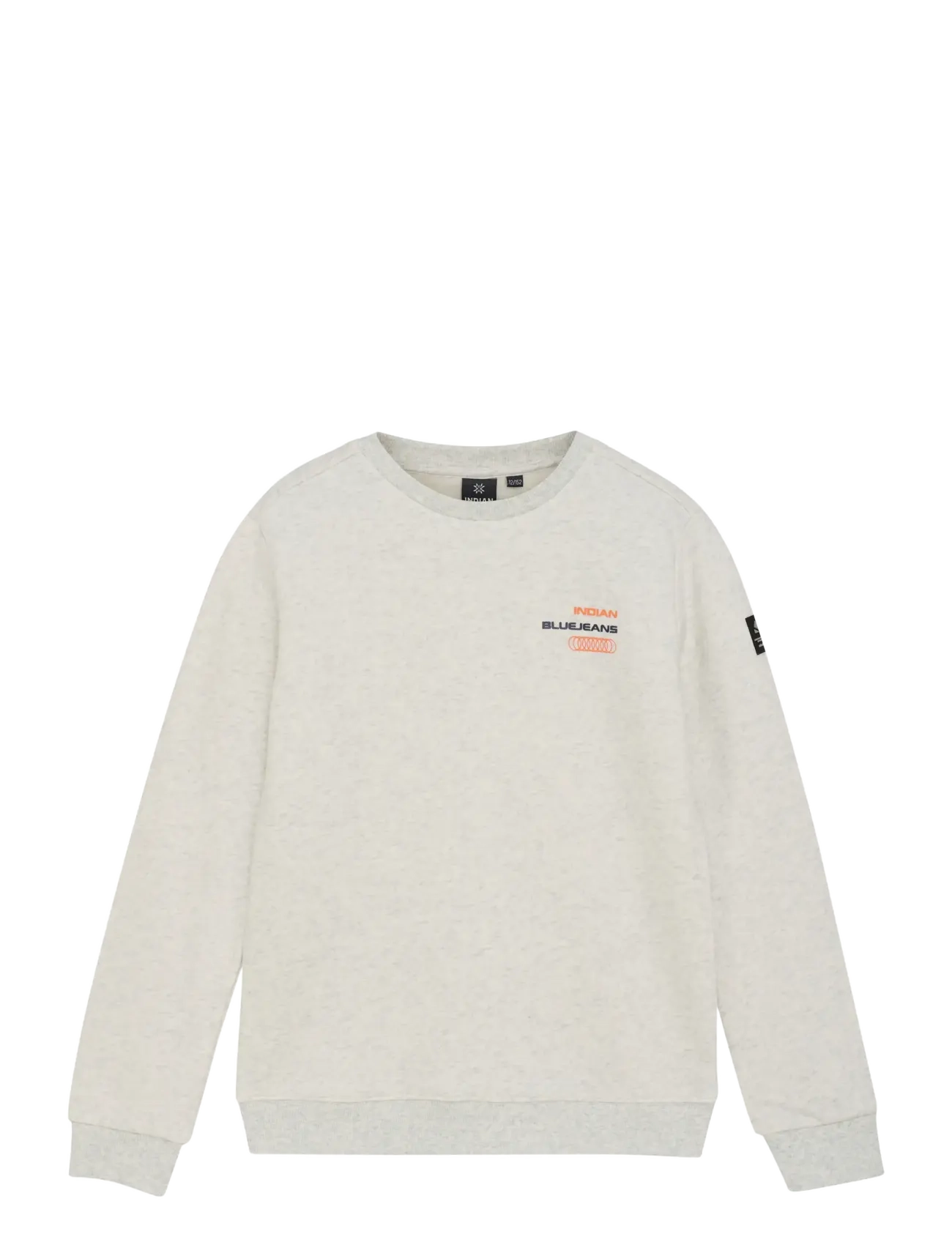 Indian Blue Jeans Loose fit Sweat Melange - Overdele - LIGHT GREY MELANGE / grey