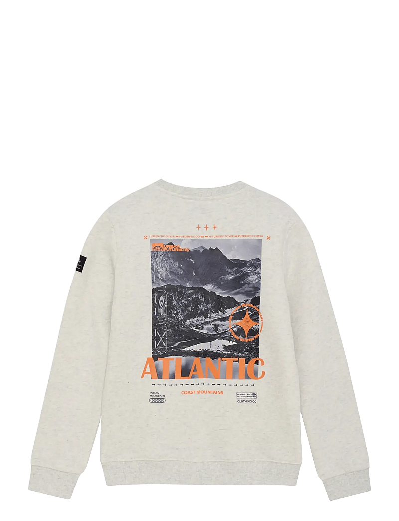 Indian Blue Jeans - Loose fit Sweat Melange - sweatshirts - light grey melange - 2