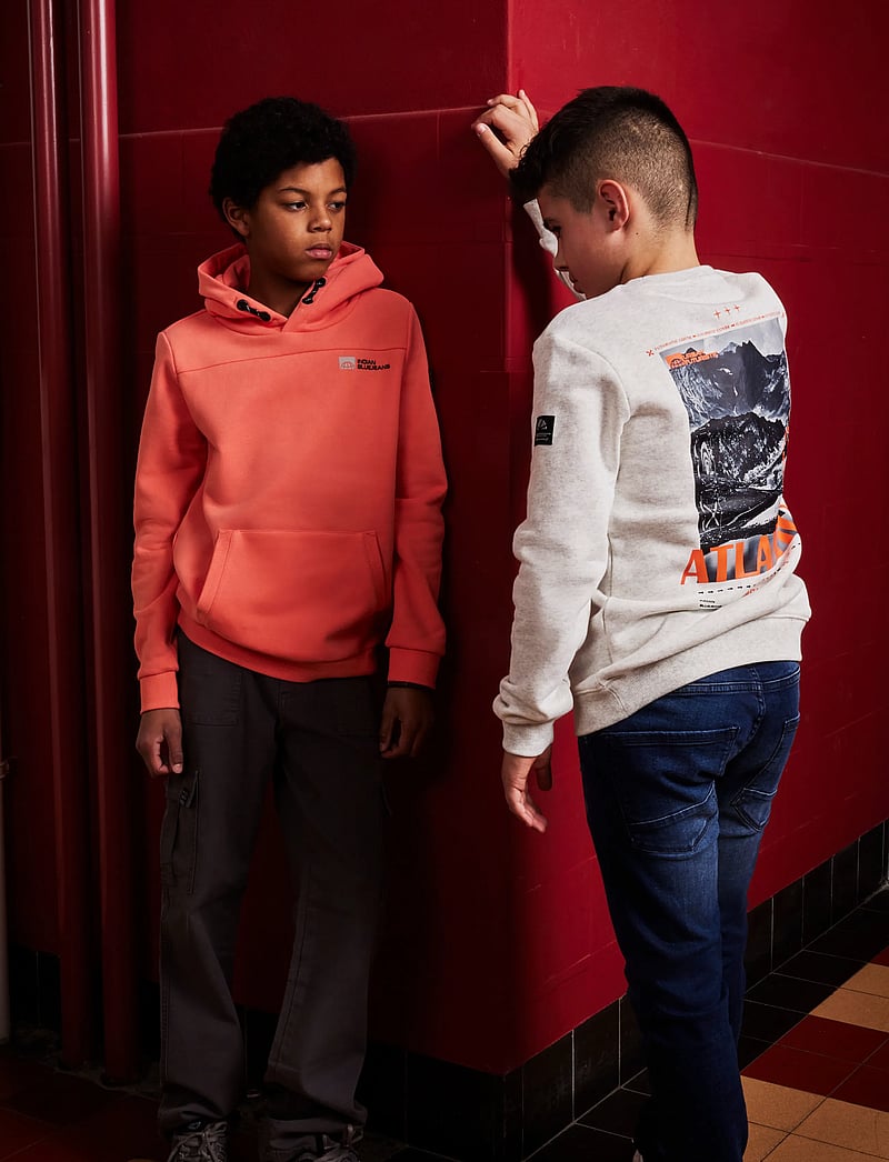 Indian Blue Jeans - Loose fit Sweat Melange - sweatshirts - light grey melange - 0