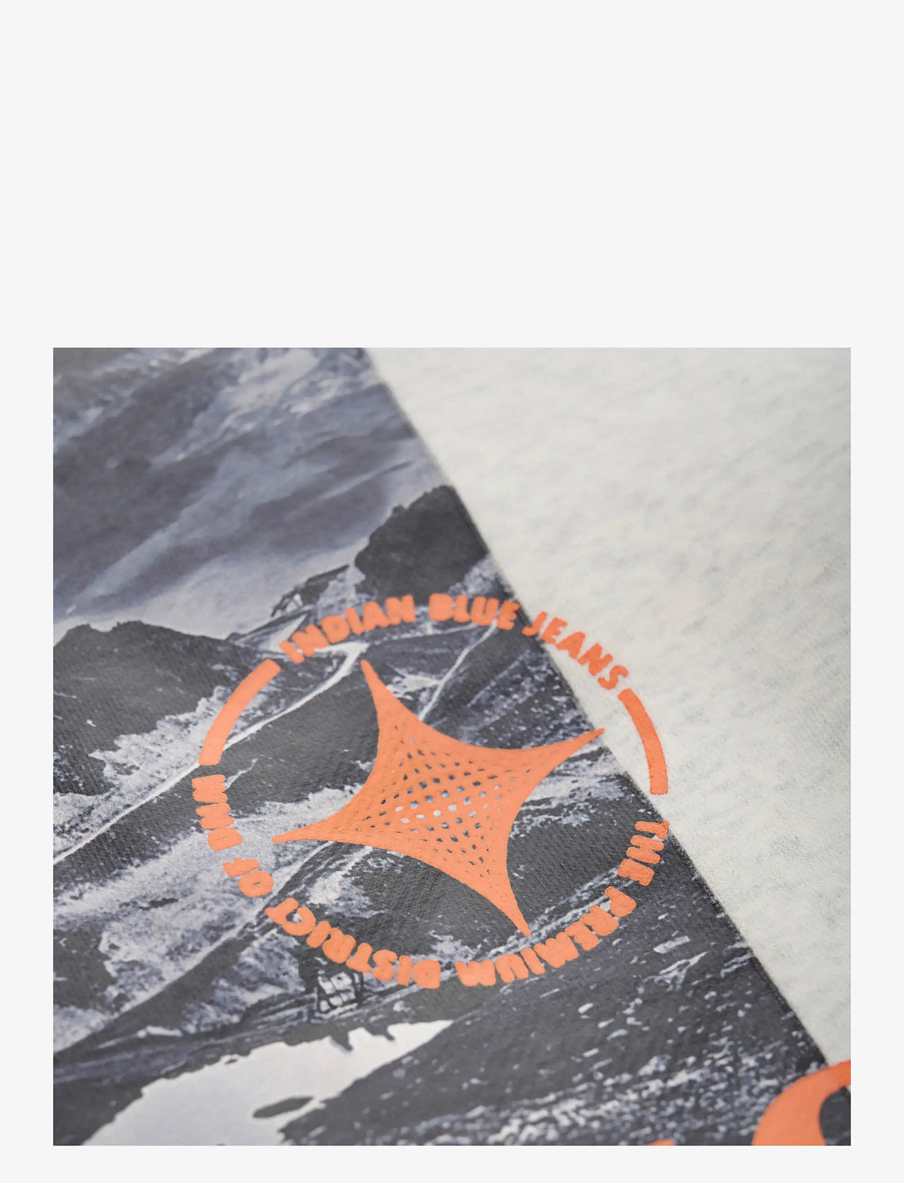 Indian Blue Jeans - Loose fit Sweat Melange - sweatshirts - light grey melange - 3