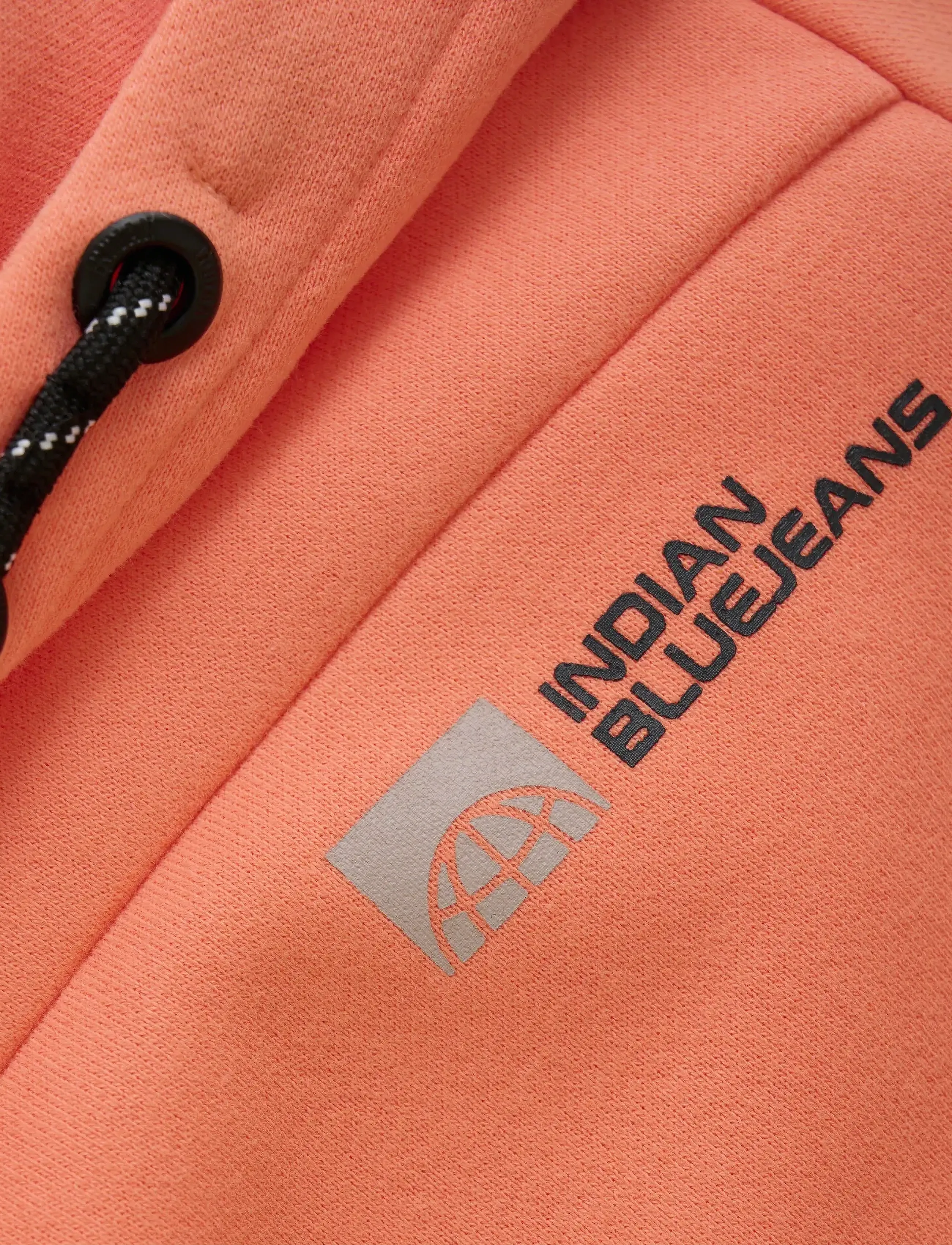 Indian Blue Jeans - Hoodie Kangaroo Pocket - huvtröjor - peach echo - 4