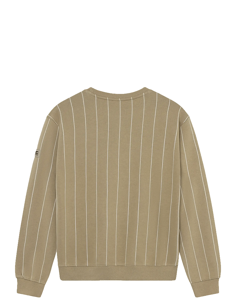 Indian Blue Jeans - Loose Fit Sweater Pinstripe - sweatshirts - sand storm - 2
