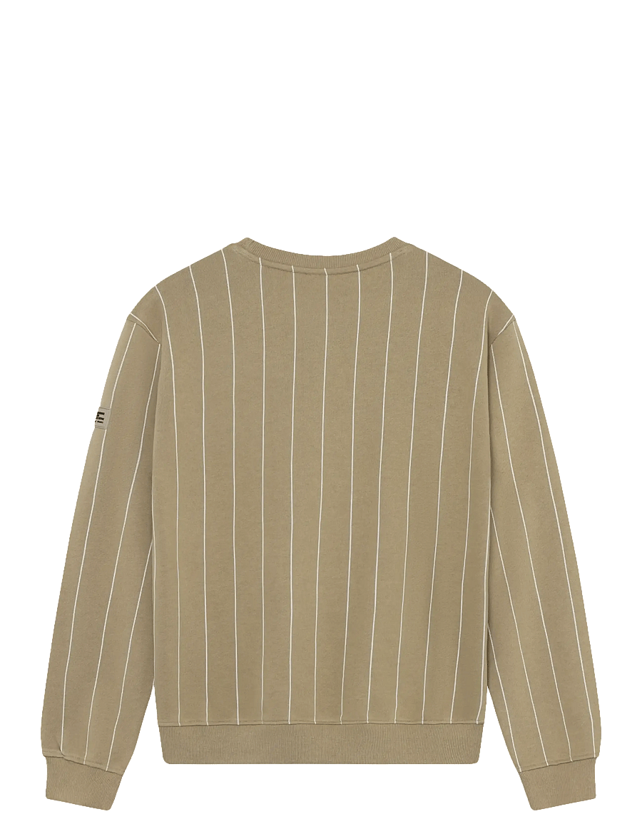 Indian Blue Jeans - Loose Fit Sweater Pinstripe - sweatshirts - sand storm - 2