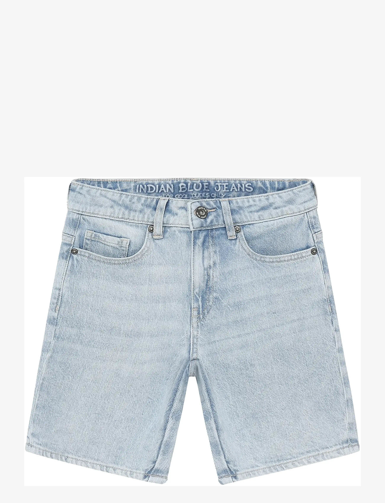 Indian Blue Jeans - Wide Denim Short Light Jeans - jeansshorts - light denim blue - 0
