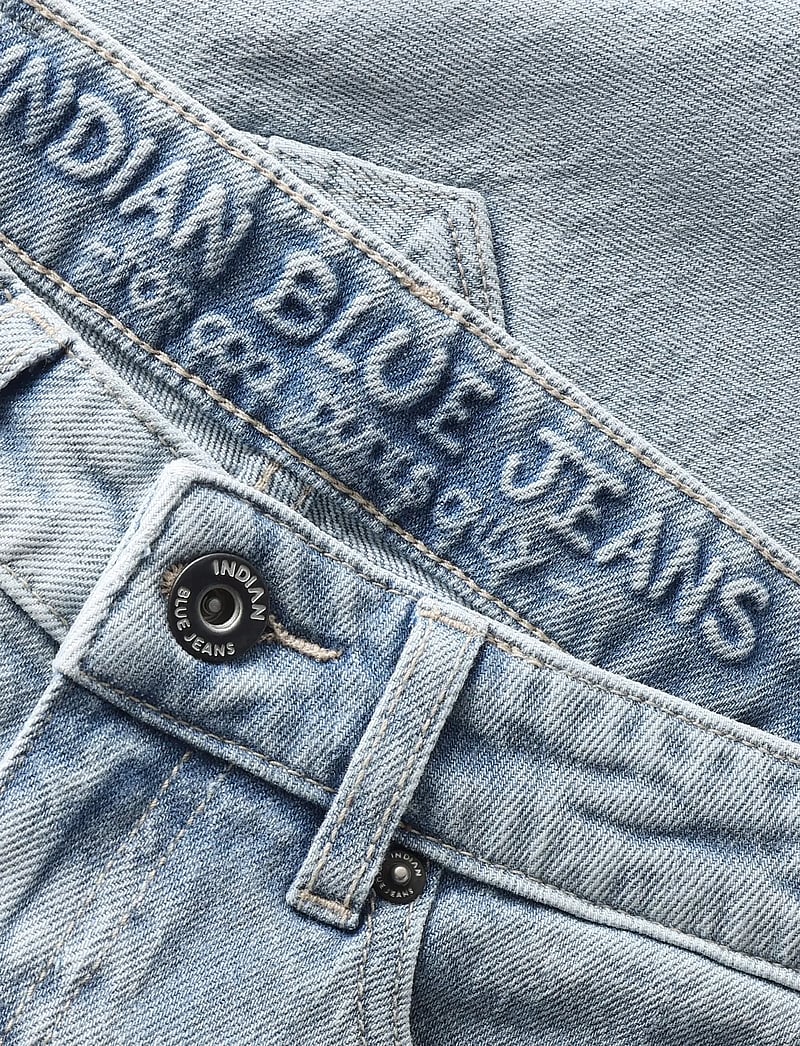 Indian Blue Jeans - Wide Denim Short Light Jeans - jeansshorts - light denim blue - 2