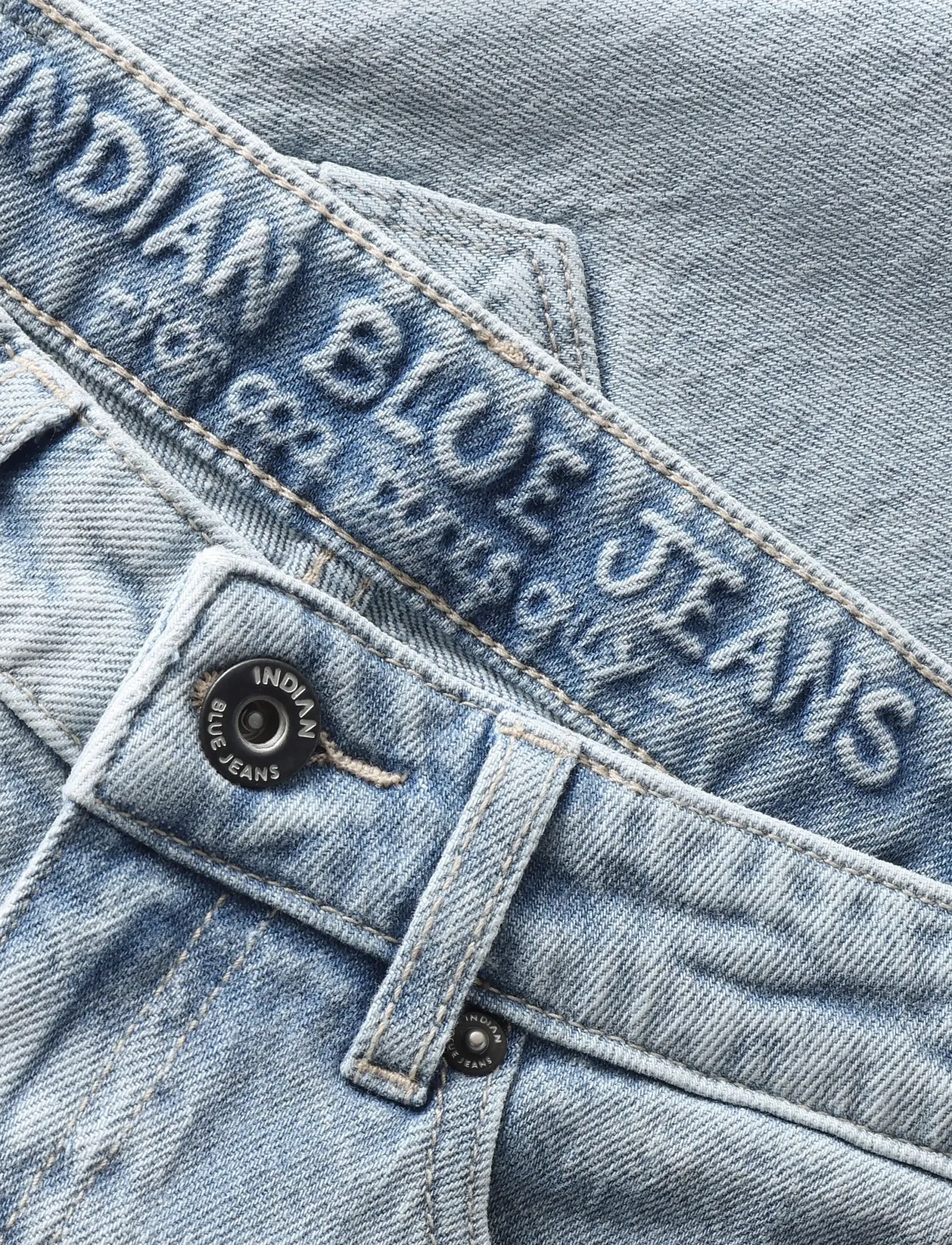 Indian Blue Jeans - Wide Denim Short Light Jeans - lühikesed teksapüksid - light denim blue - 2
