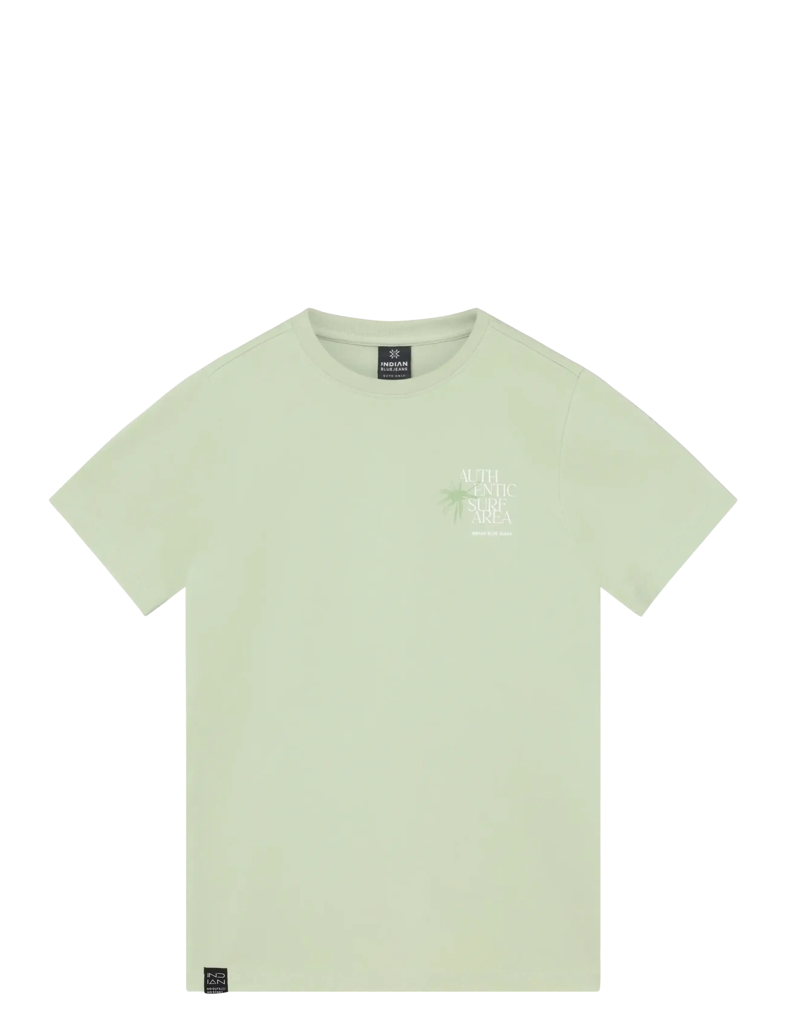 Indian Blue Jeans T-Shirt Chest and Backprint - Pakkumised - LAUREL GREEN / green